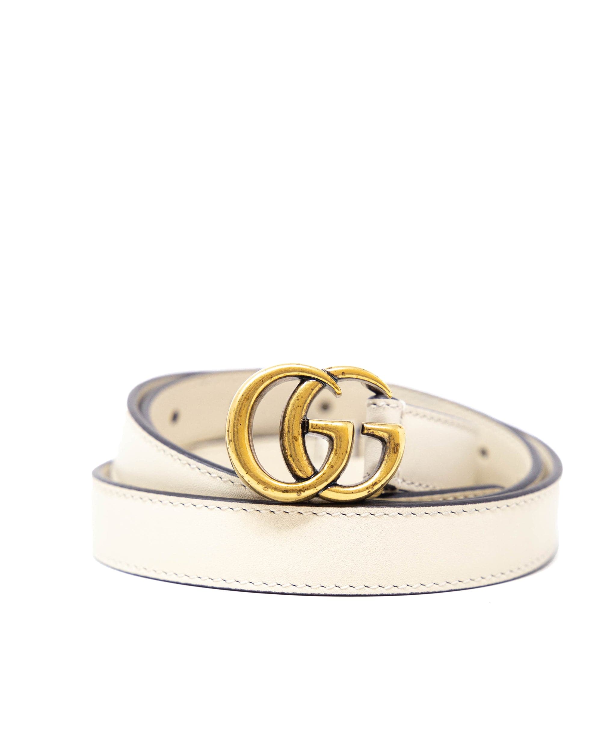 Gucci Gucci marmont cream belt - AGL2212