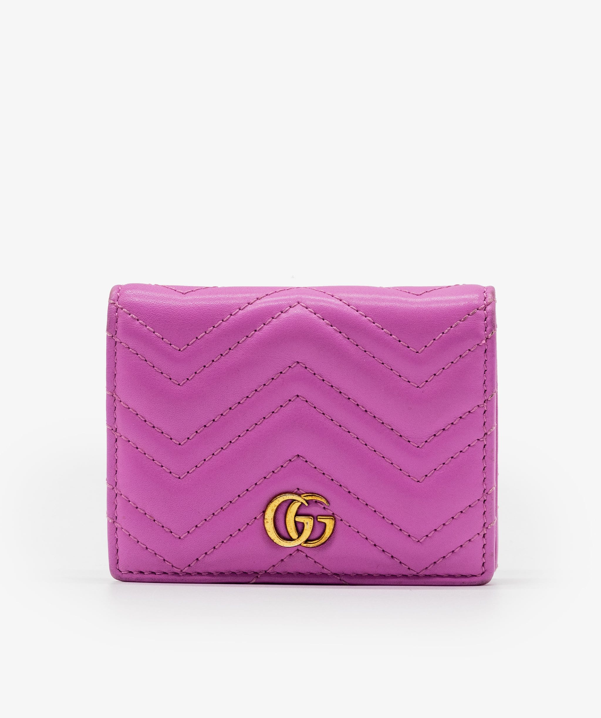 Gucci Gucci Pink Leather Wallet RJC1109