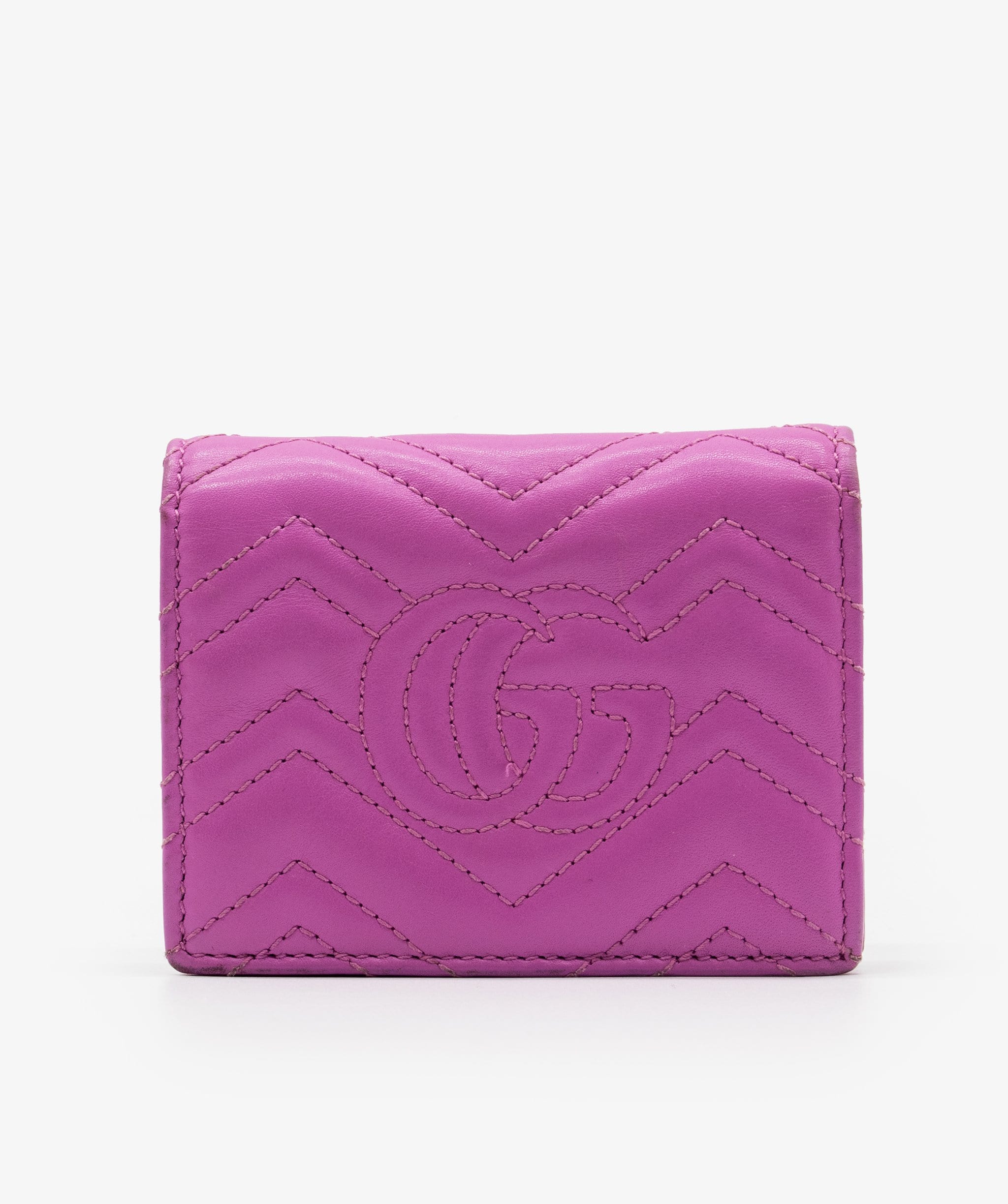 Gucci Gucci Pink Leather Wallet RJC1109