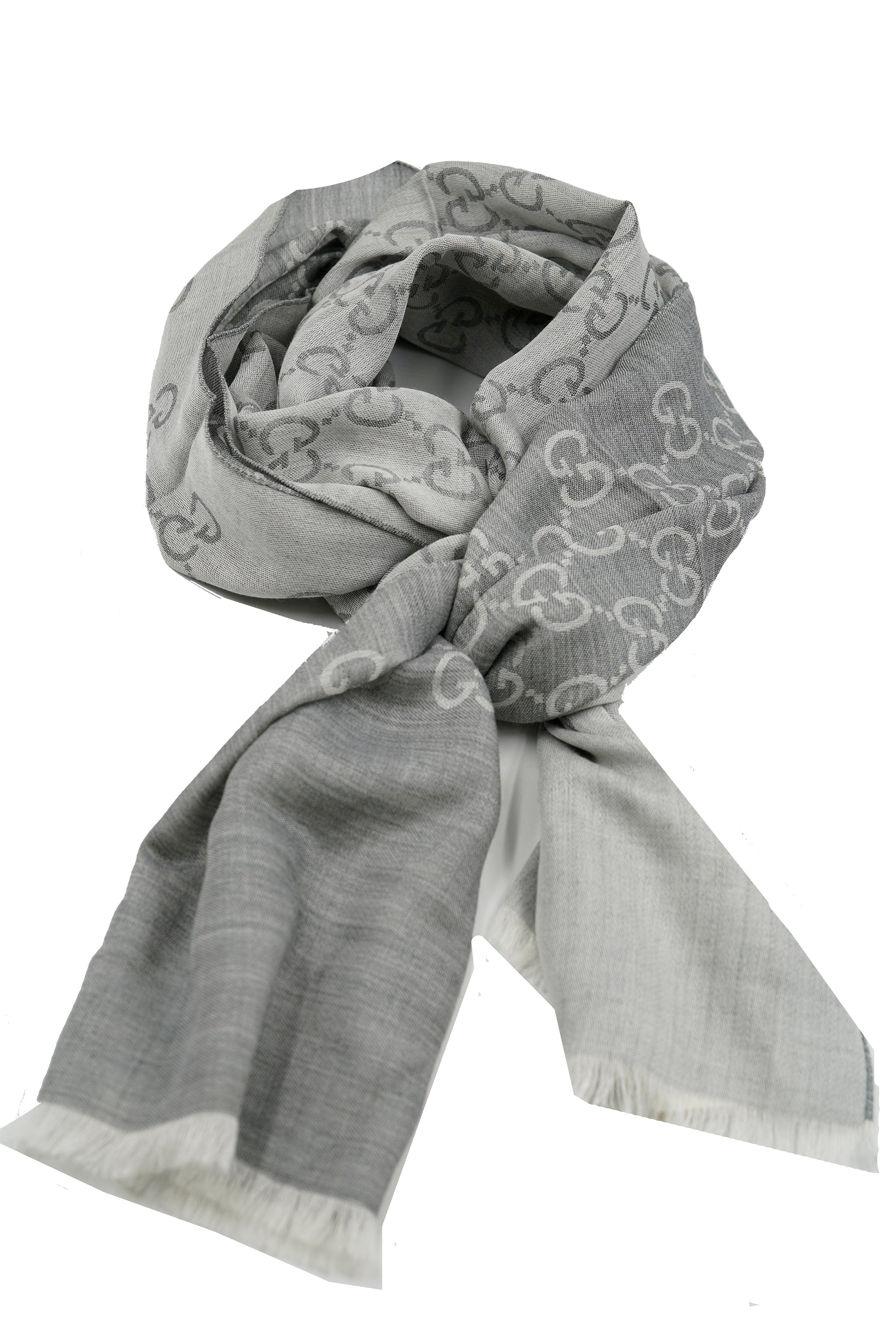 Gucci Gucci Scarf grey white AWL4238