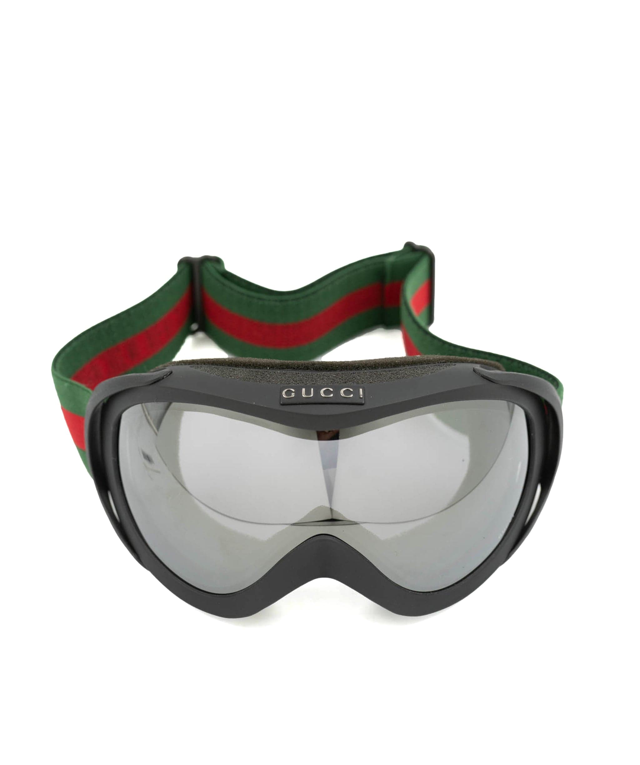 Gucci Gucci Ski Green and Red Elasstic Goggles - AWL3977