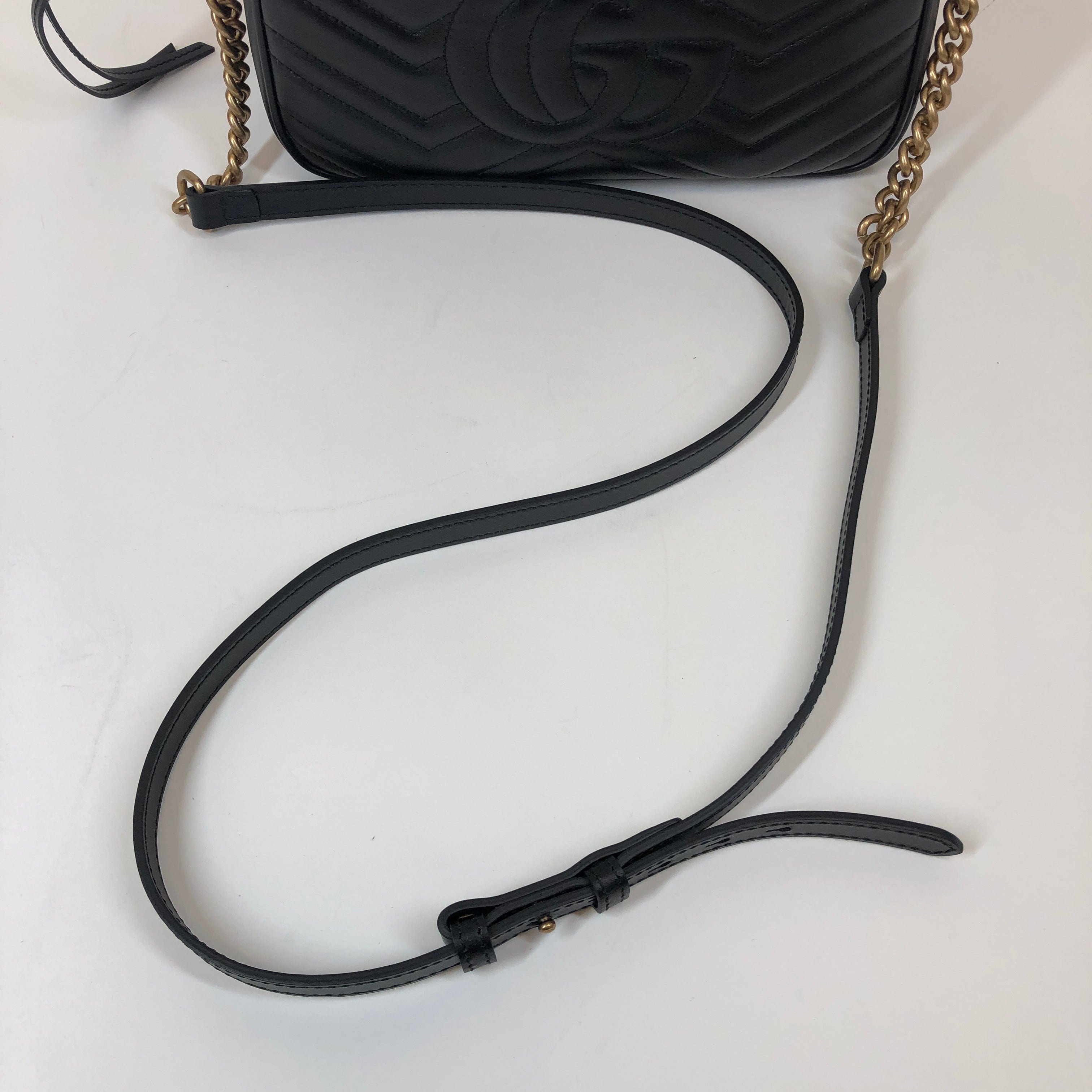 Gucci Black Gucci Marmont Shoulder Bag PXL1174