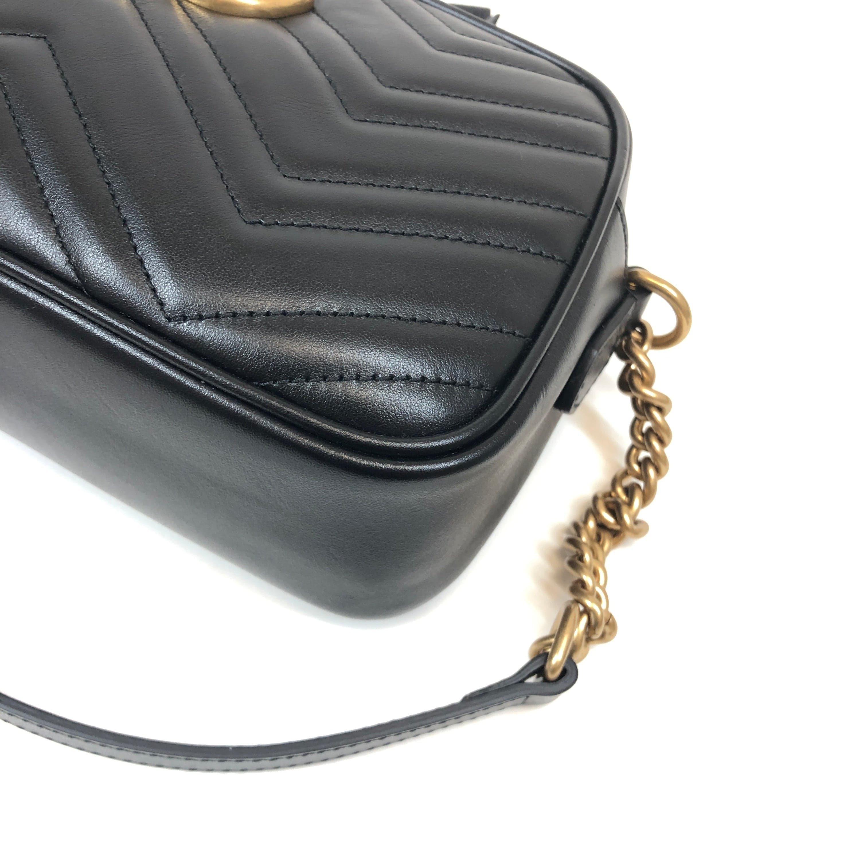 Gucci Black Gucci Marmont Shoulder Bag PXL1174