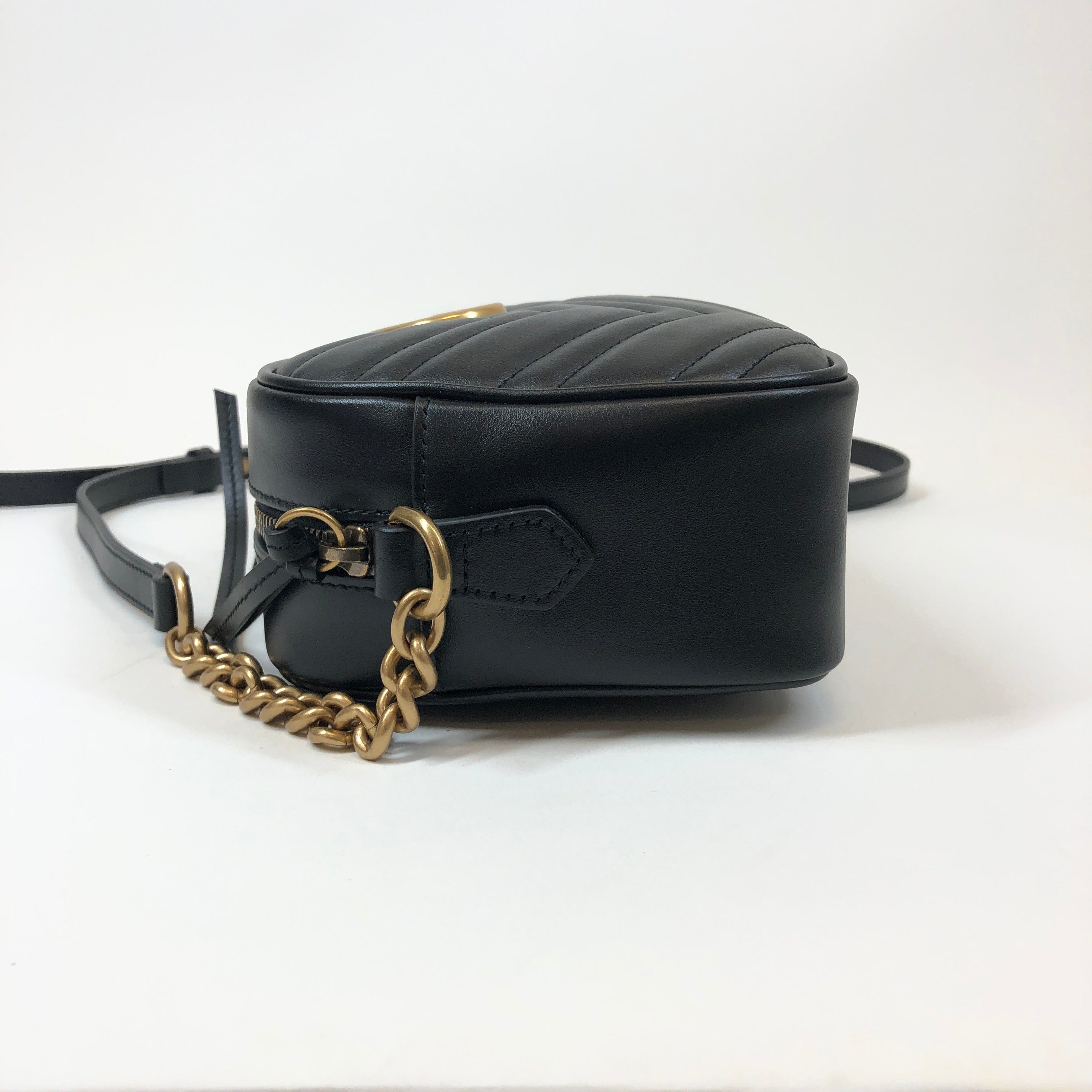 Gucci Black Gucci Marmont Shoulder Bag PXL1174