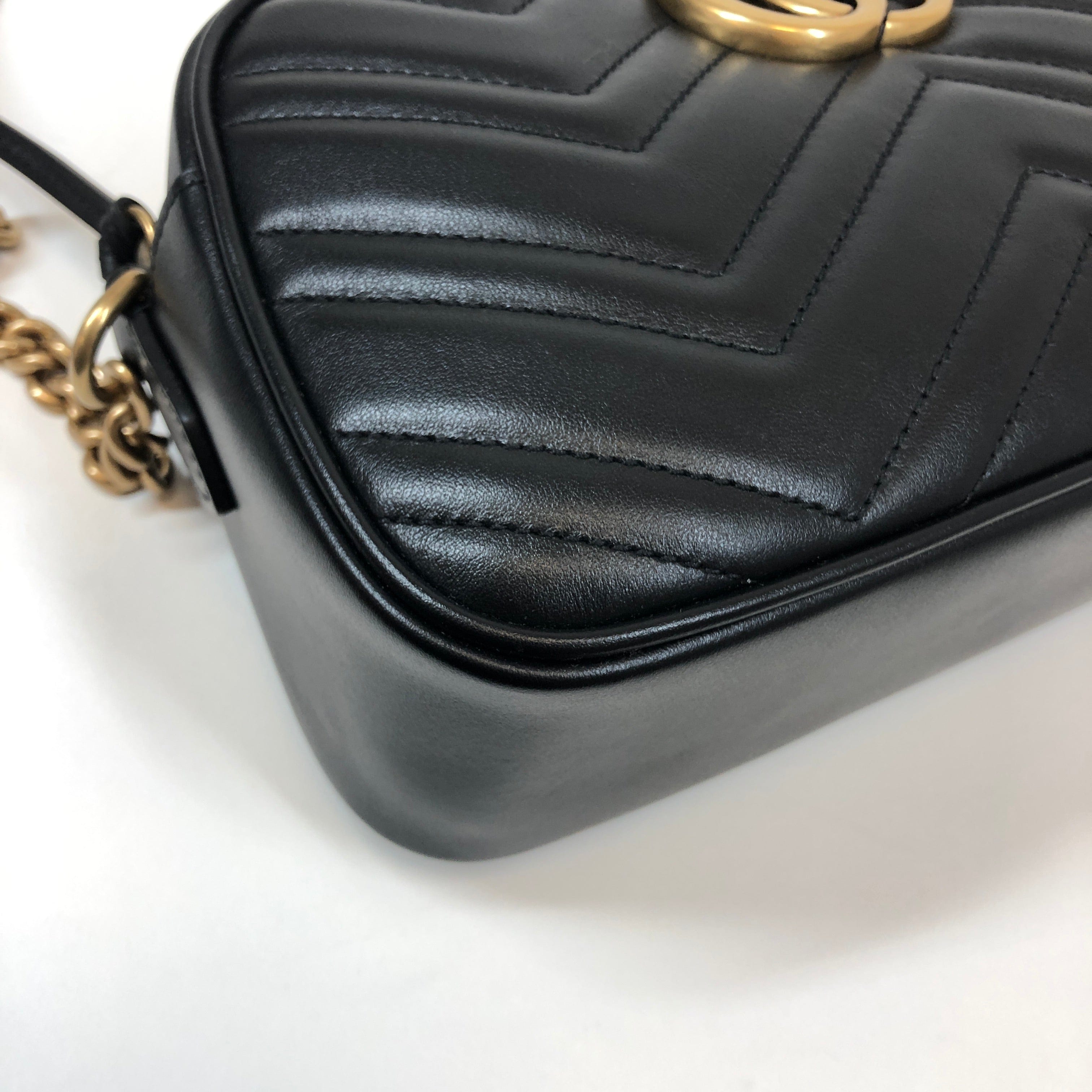 Gucci Black Gucci Marmont Shoulder Bag PXL1174