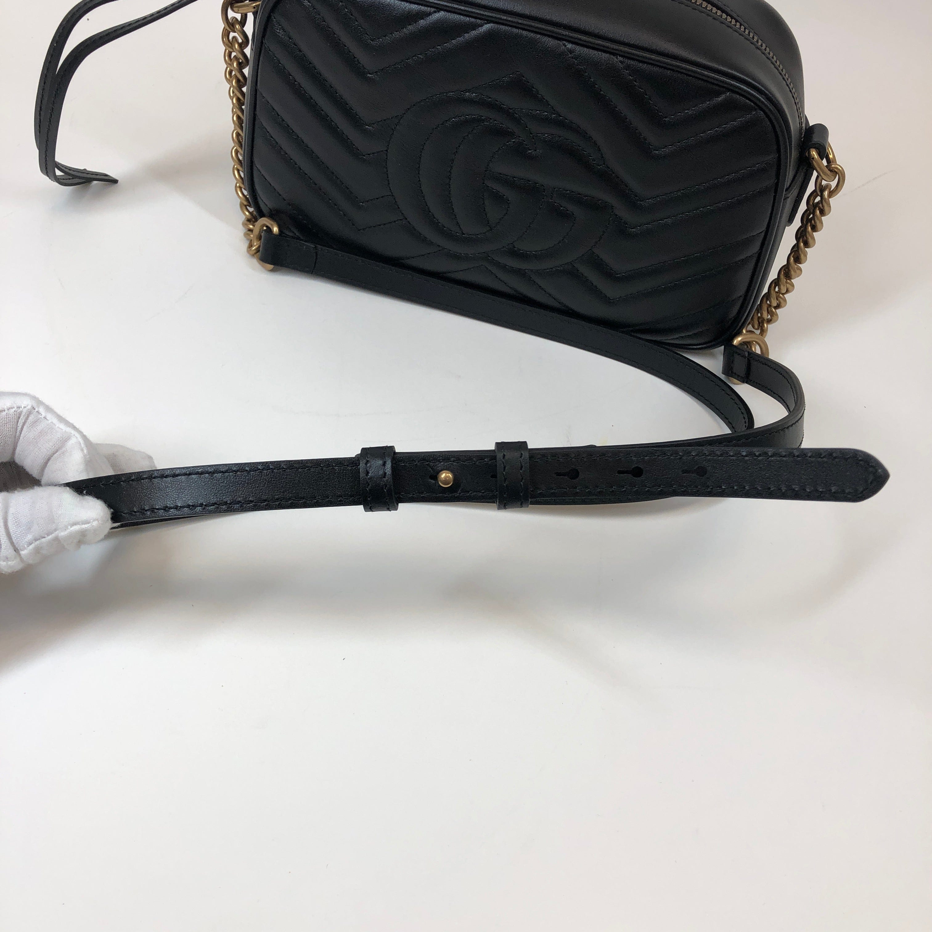 Gucci Black Gucci Marmont Shoulder Bag PXL1174