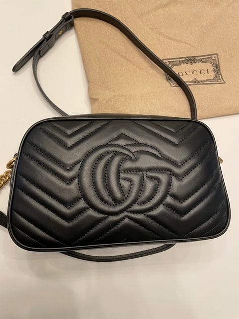 Gucci Black Gucci Marmont Shoulder Bag PXL1179