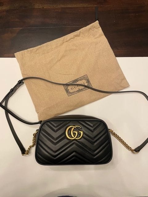 Gucci Black Gucci Marmont Shoulder Bag PXL1179