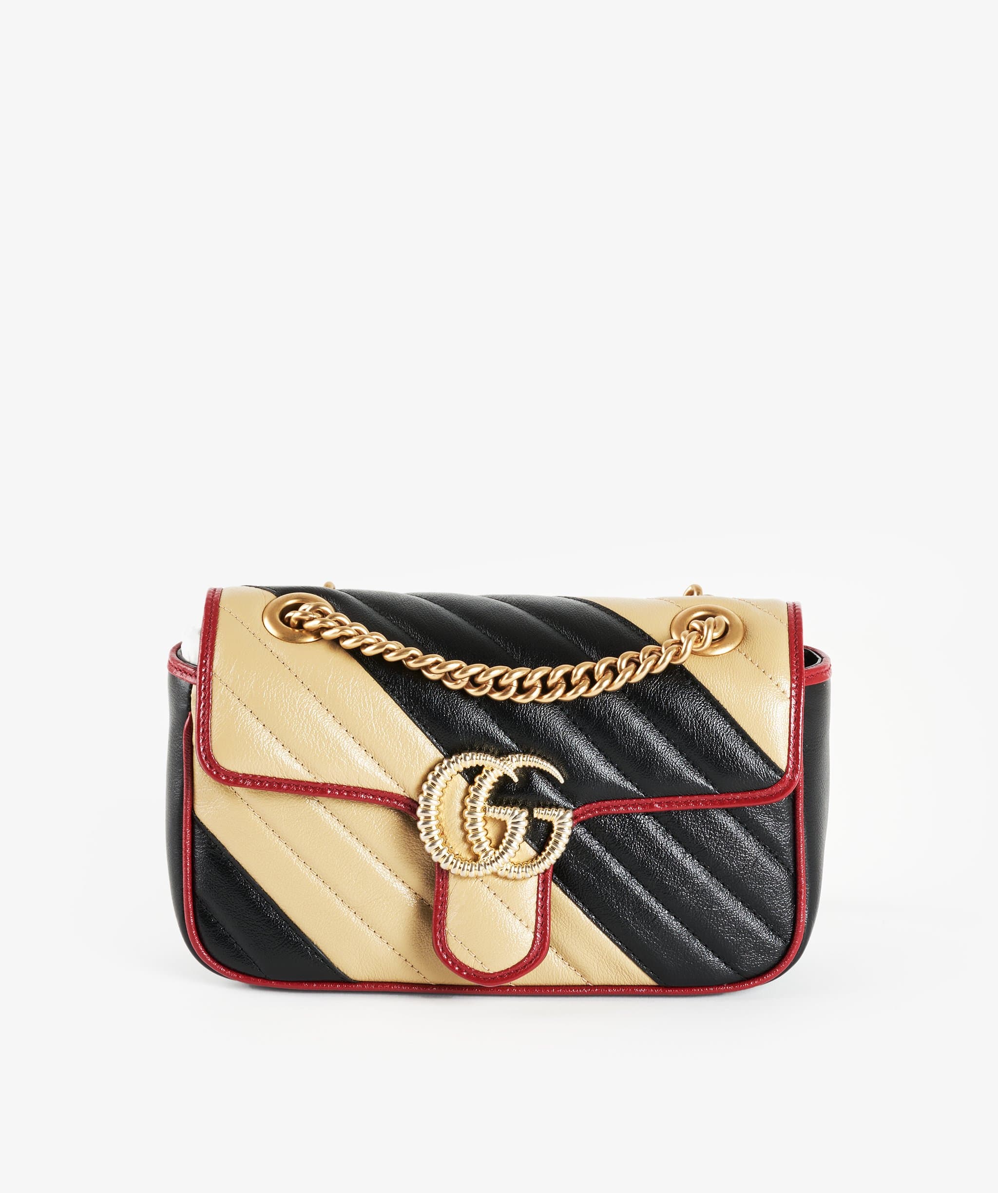 Gucci GG Marmont Bi-Colour Leather Cross body Bag