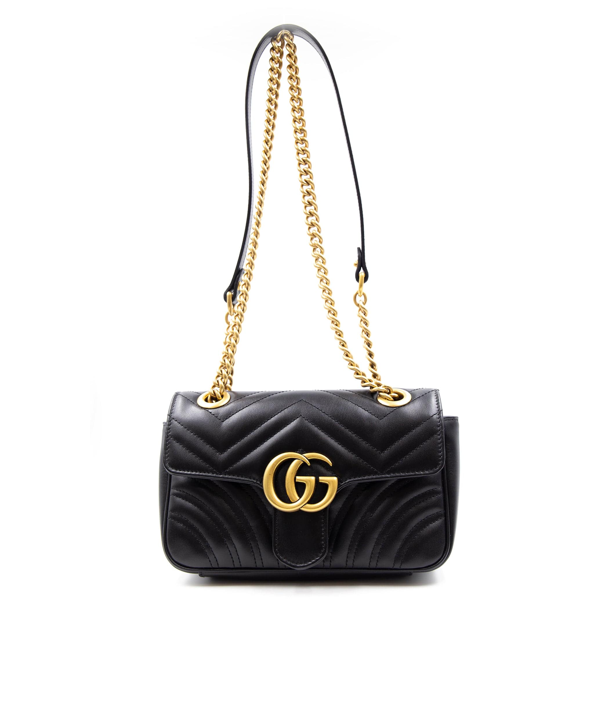 Gucci GG Marmont small matelassé shoulder bag with GHW - AWL3546