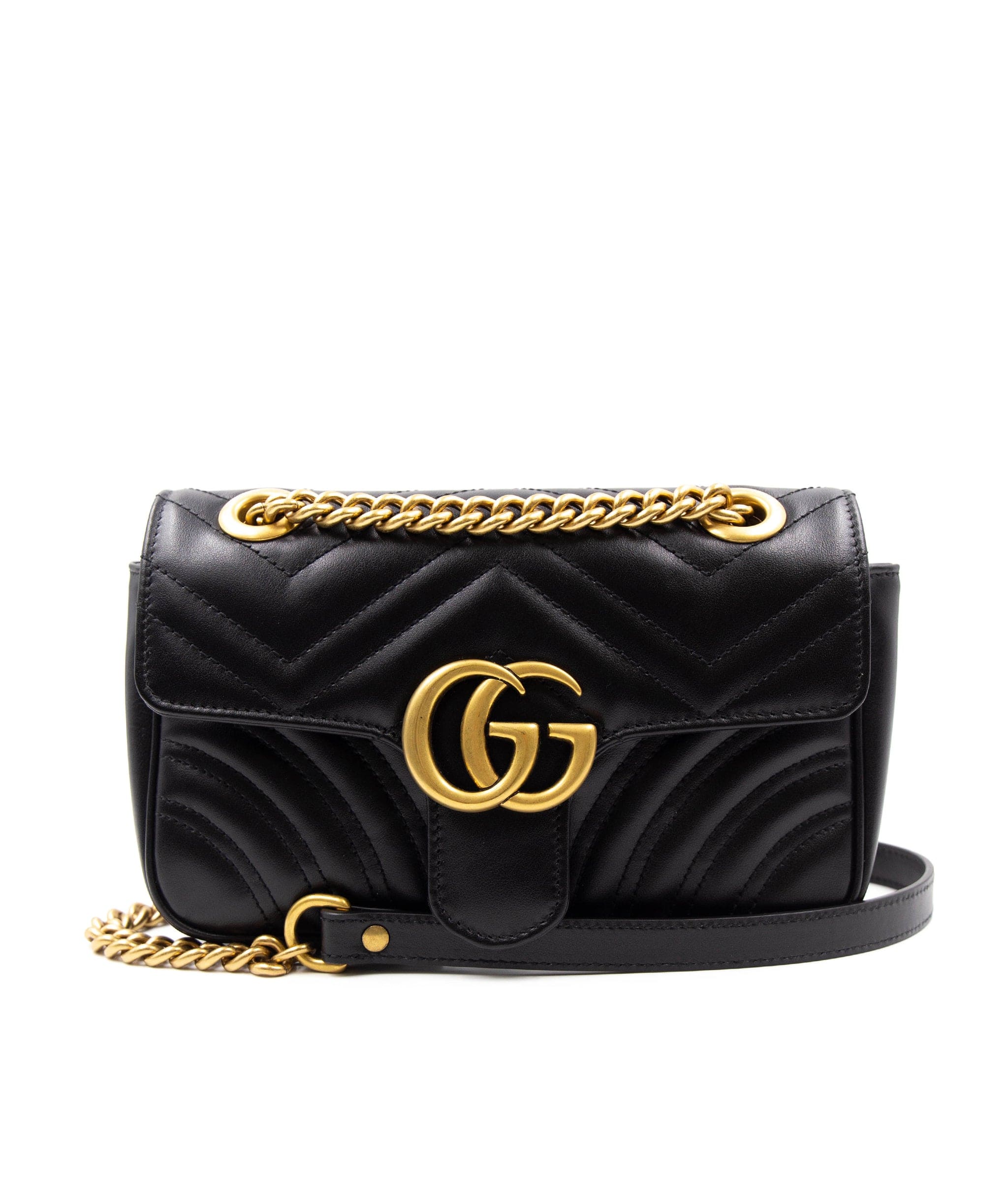 Gucci GG Marmont small matelassé shoulder bag with GHW - AWL3546