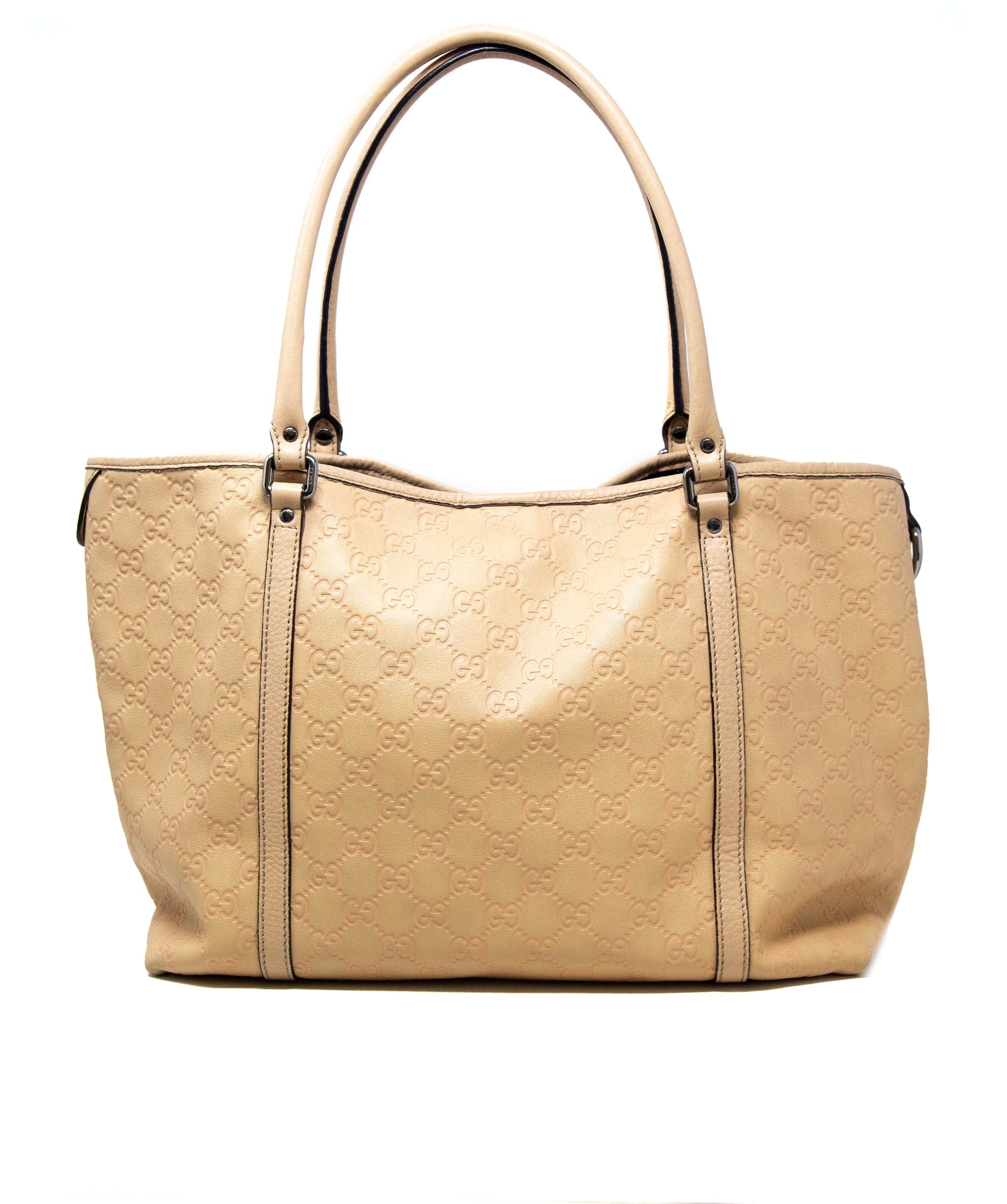 Gucci Gucci Beige GG Canvas Tote Bag - AGL1923