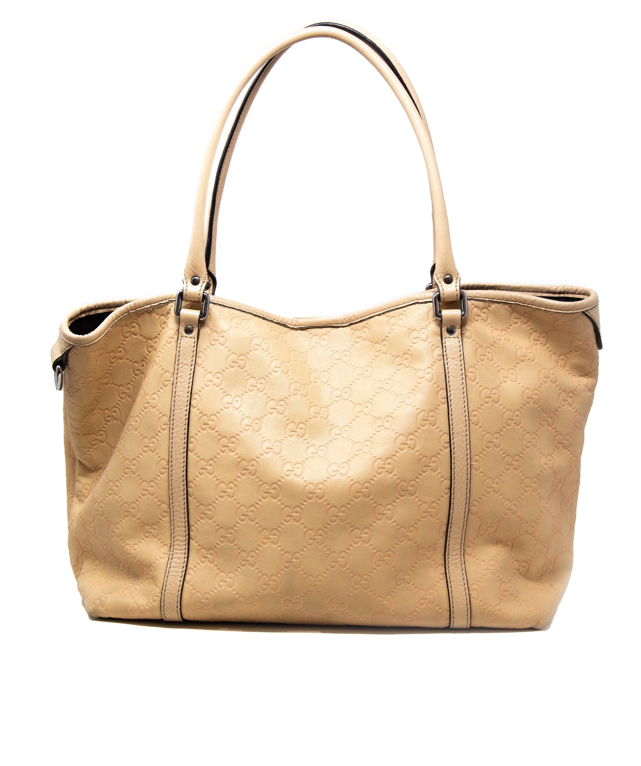 Gucci Gucci Beige GG Canvas Tote Bag - AGL1923