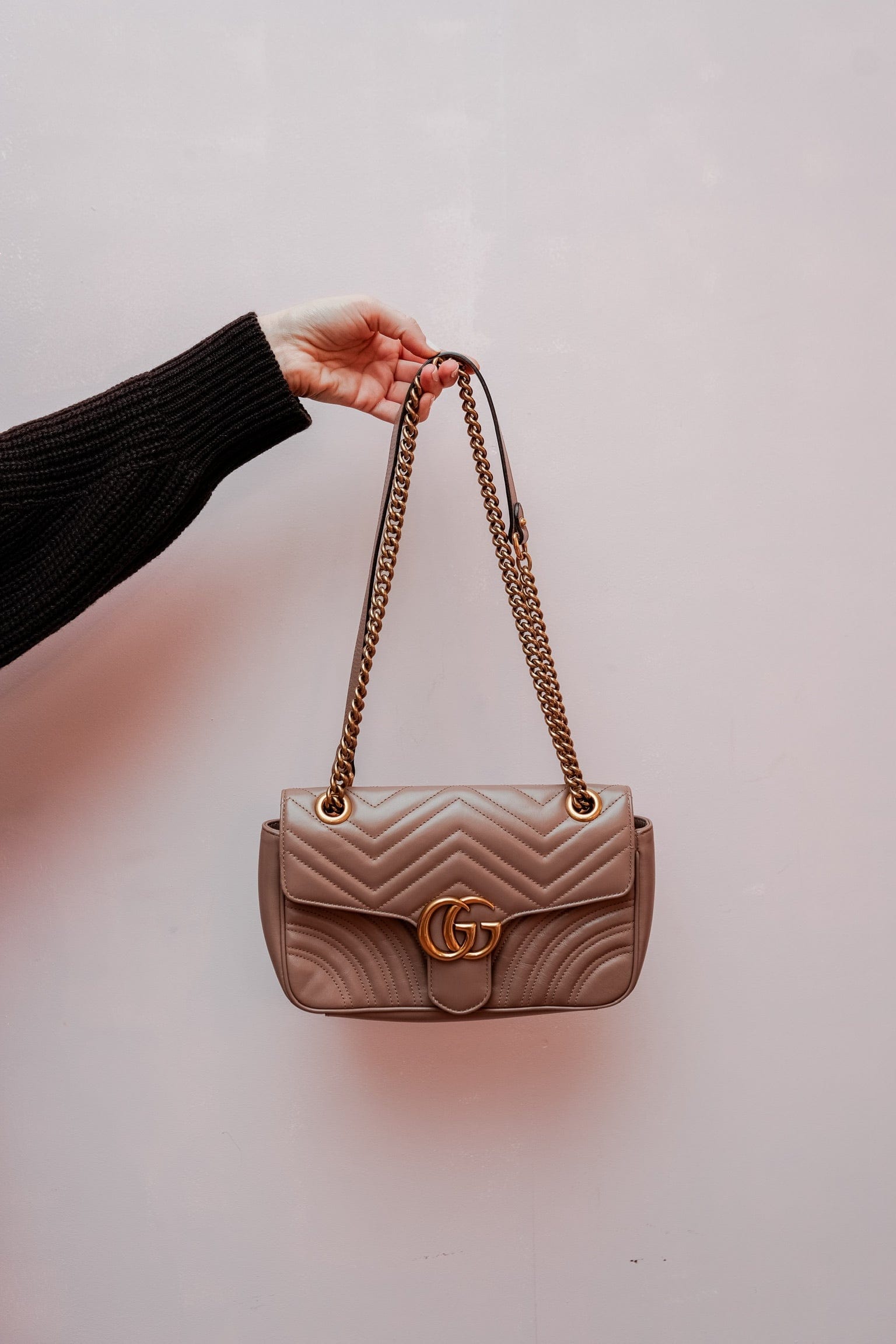 Gucci Gucci Beige Marmont Shoulder bag RJL1403