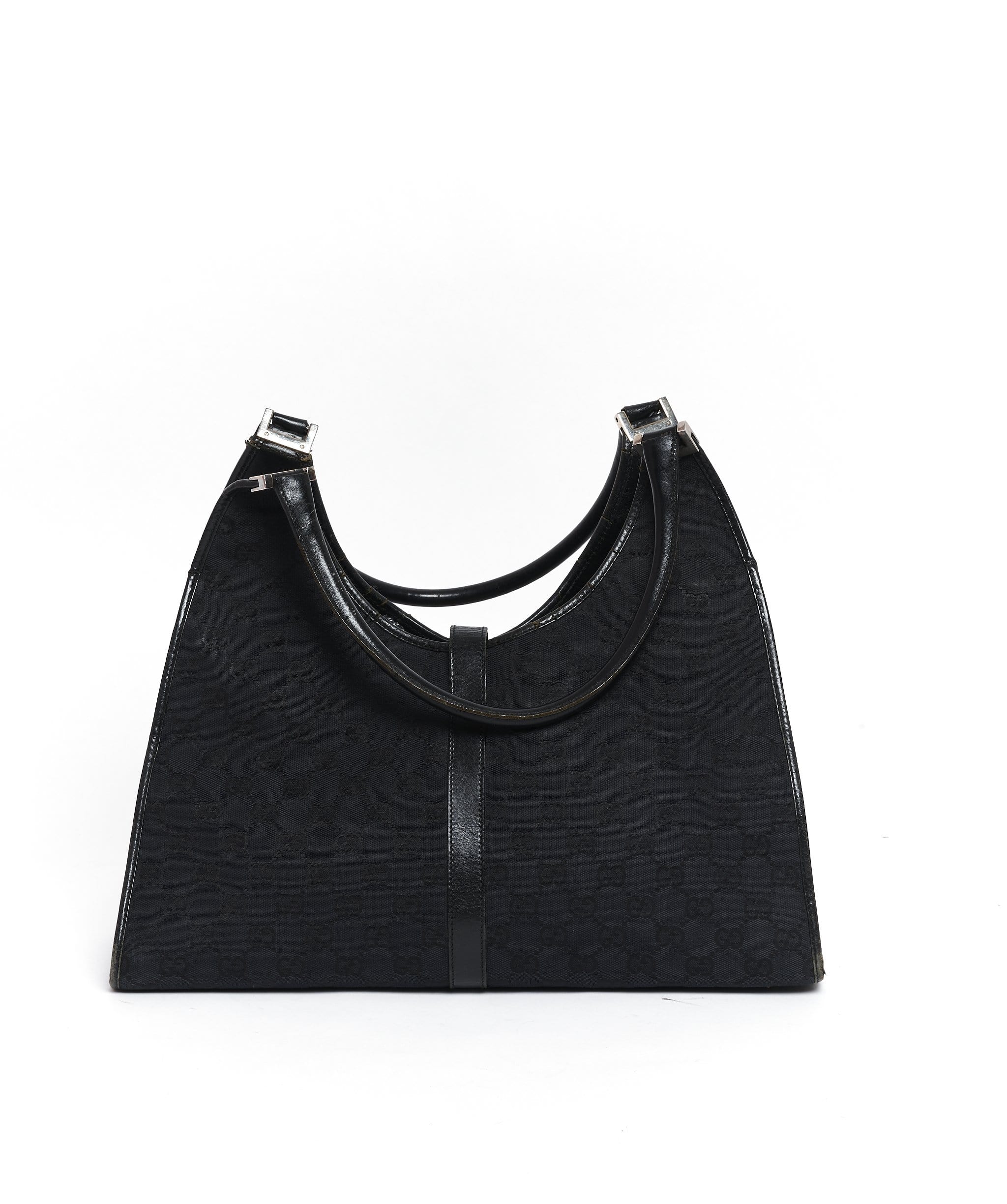 Gucci Gucci Black Guccisima Jackie O style bag