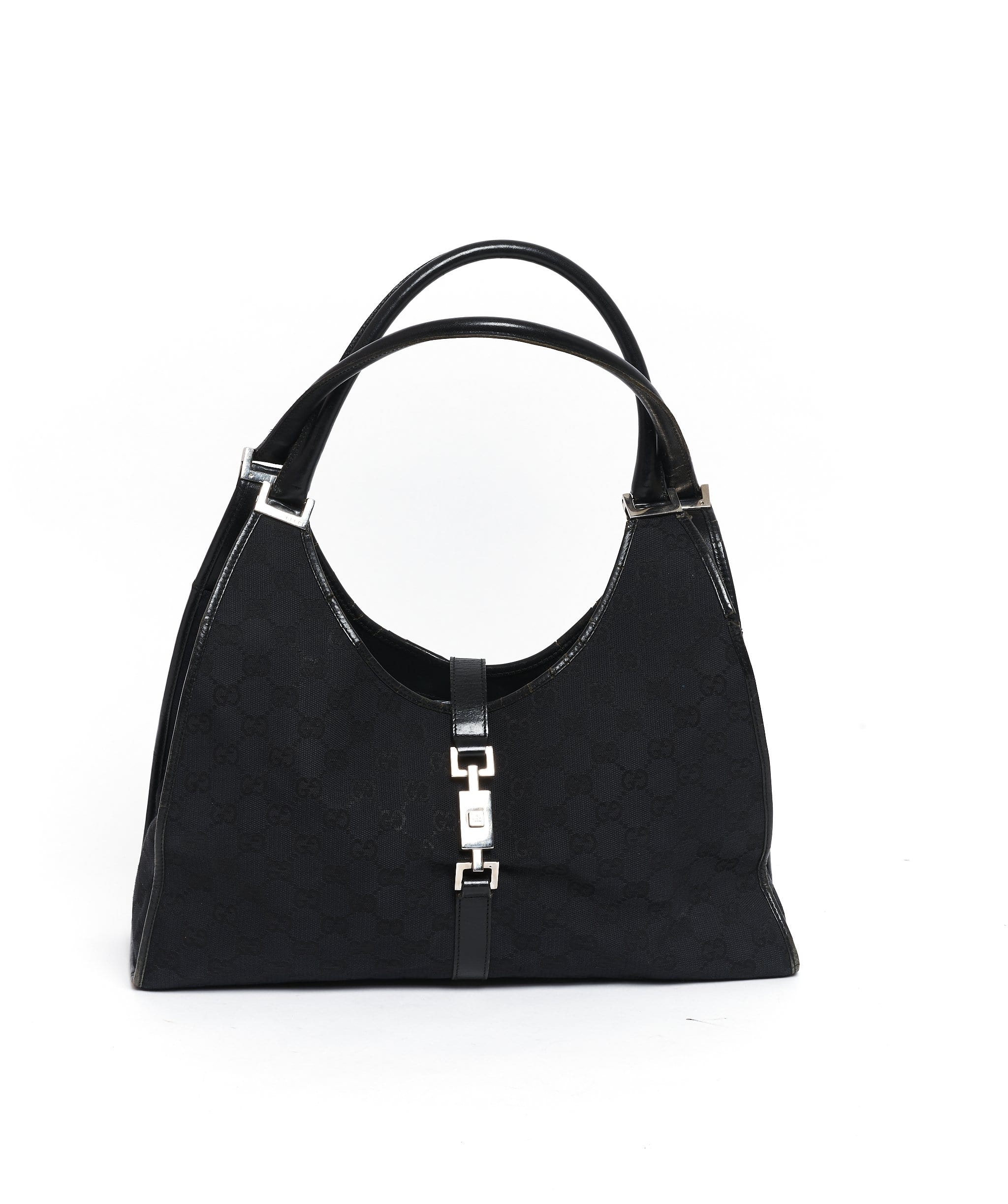 Gucci Gucci Black Guccisima Jackie O style bag