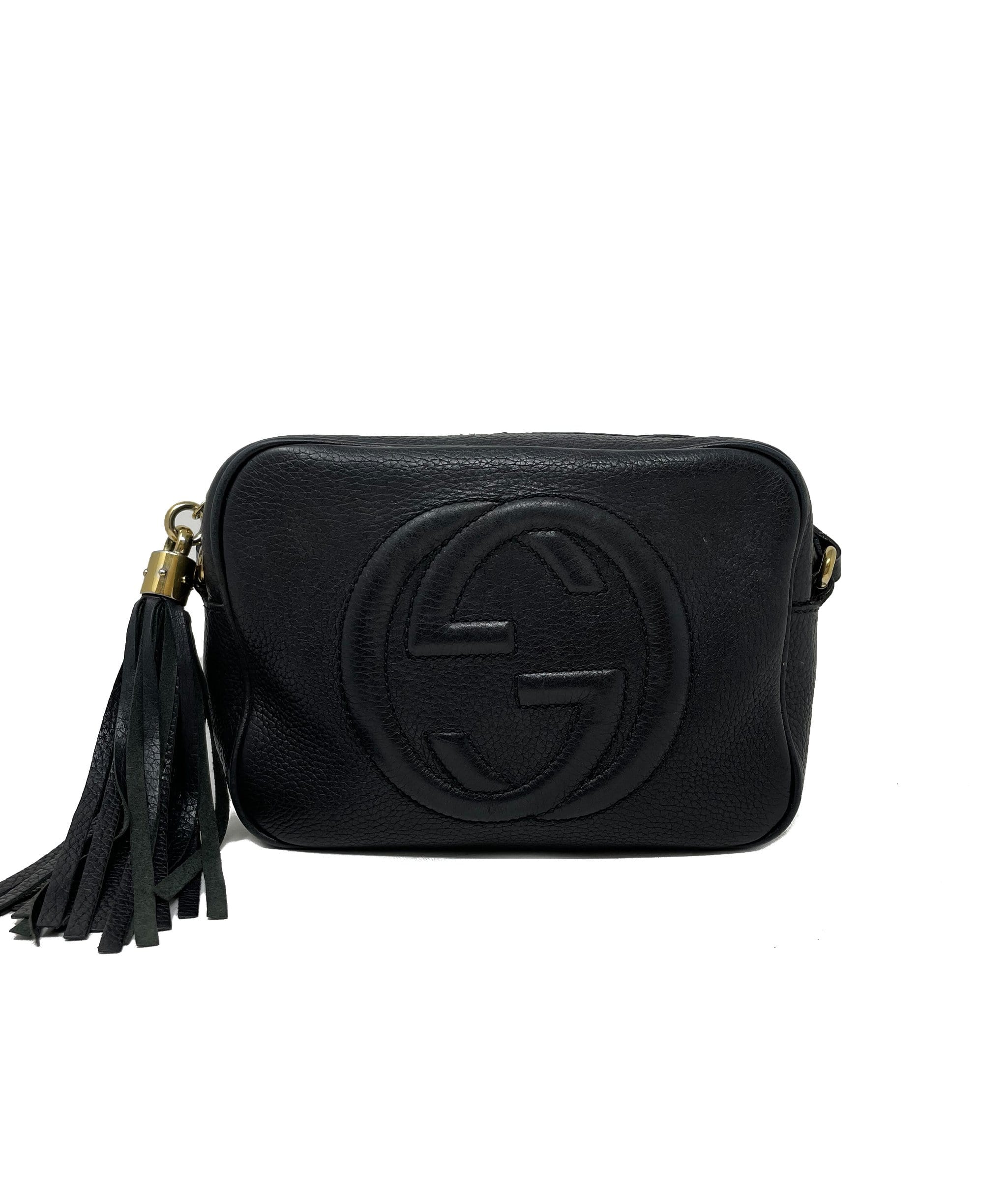 Gucci Gucci Black Leather Soho Disco Bag - AGL1290