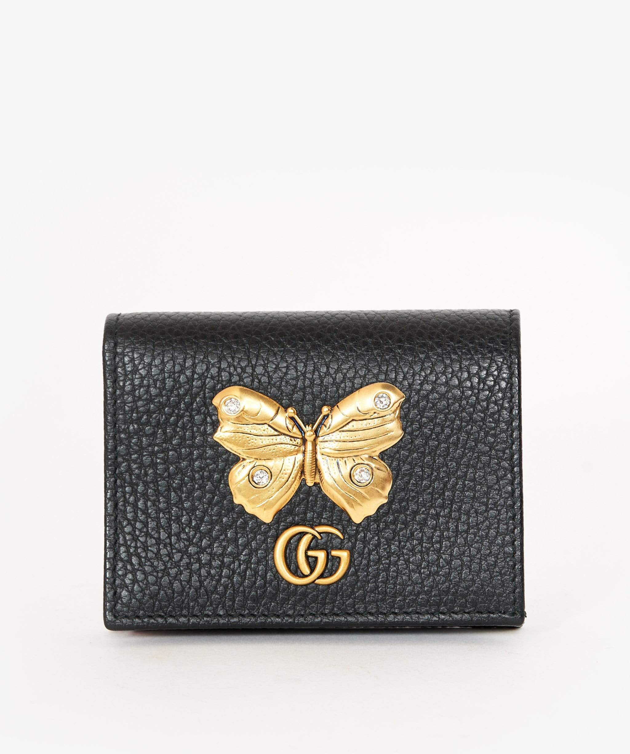 Gucci Gucci Black wallet with butterfly