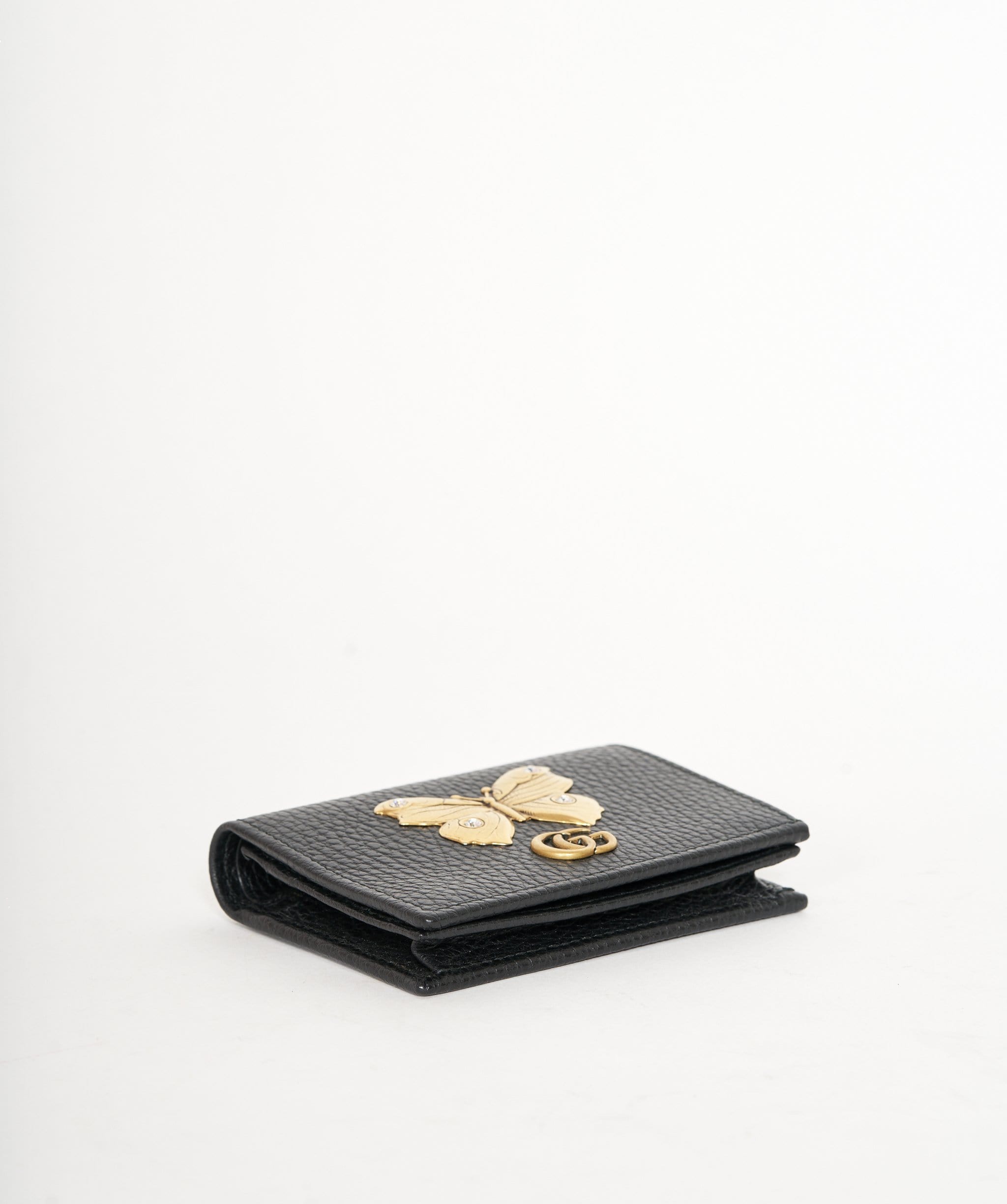 Gucci Gucci Black wallet with butterfly