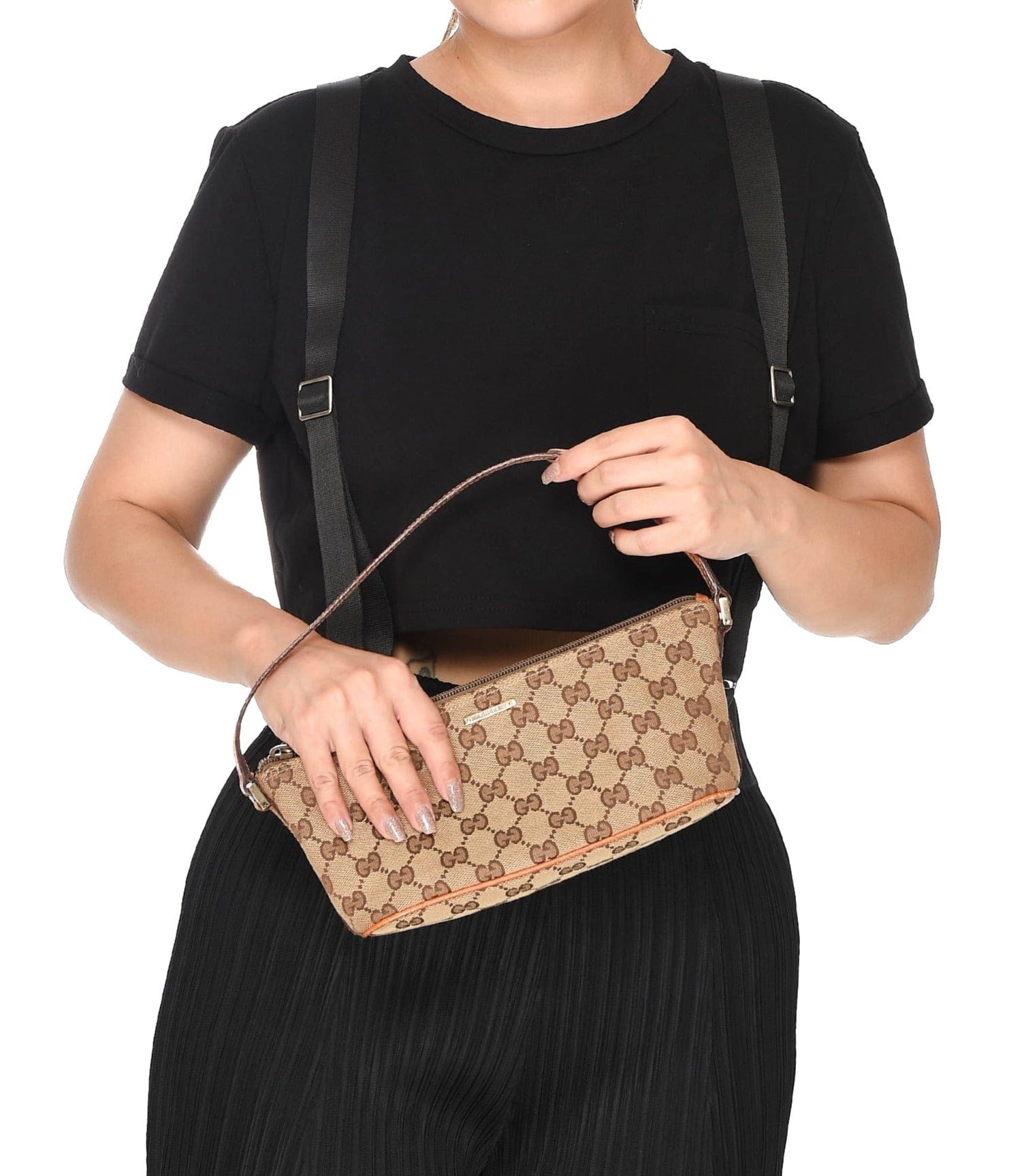 Gucci Gucci Boat Pochette Monogram Brown SKL1072