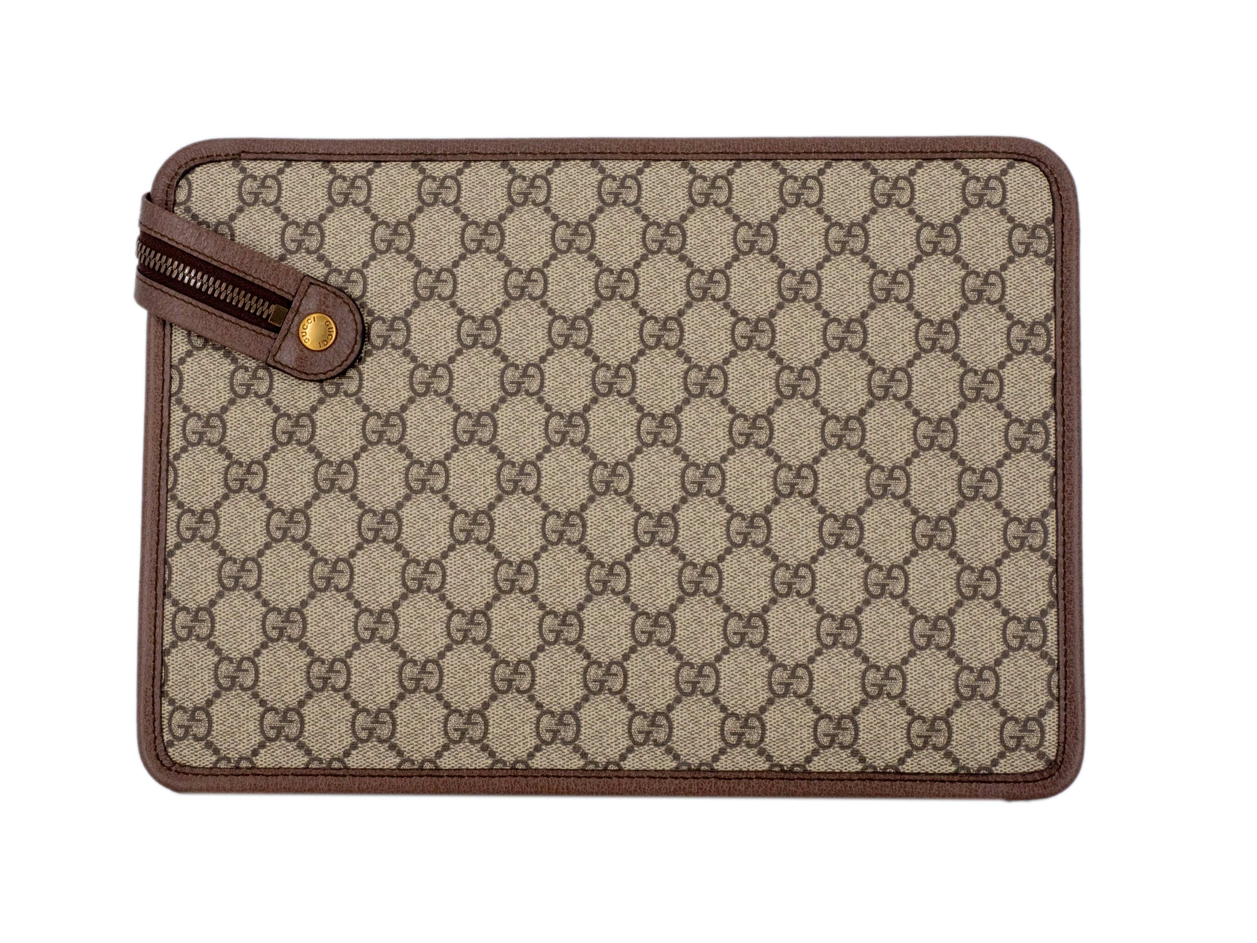 Gucci Gucci Brown GG Clutch RJL1783