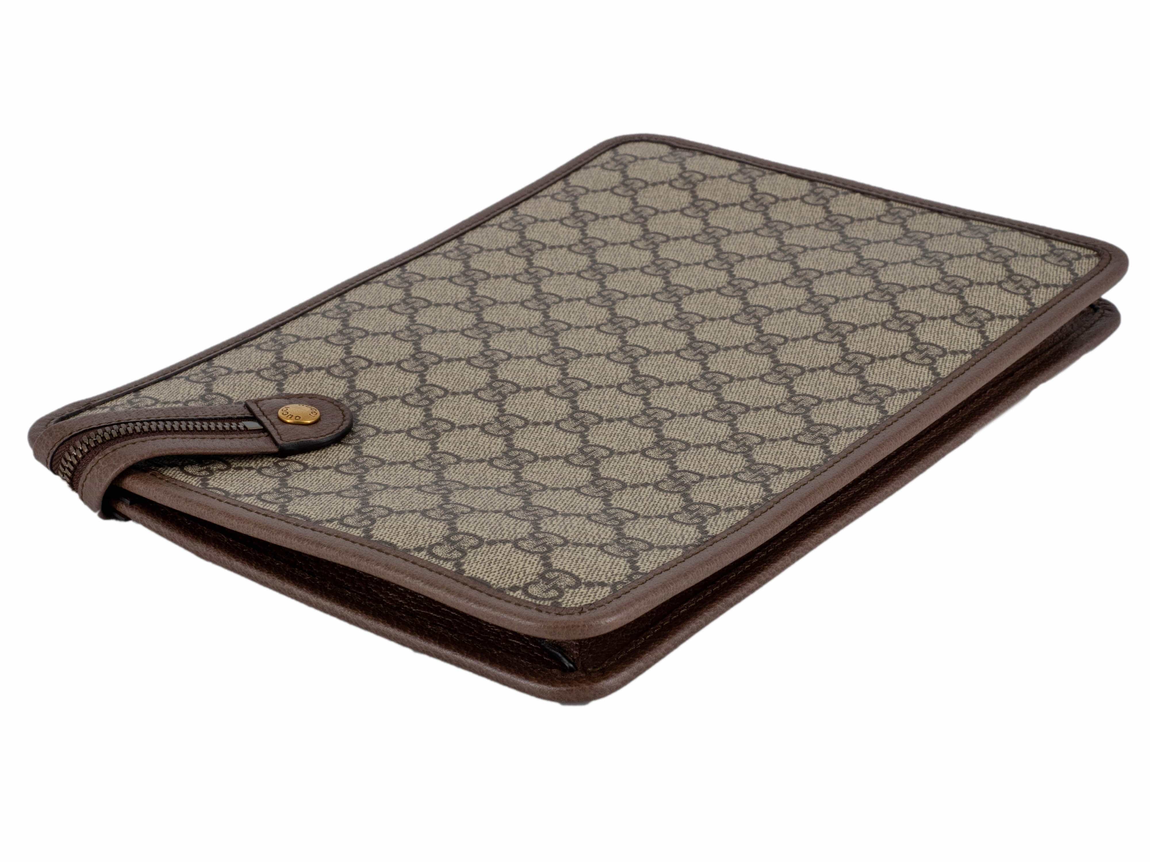 Gucci Gucci Brown GG Clutch RJL1783