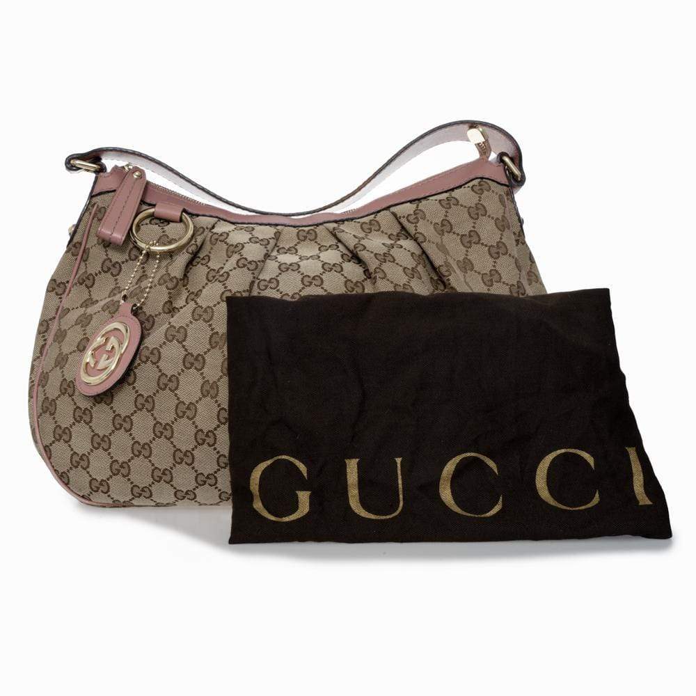 Gucci Gucci Canvas Beige & Pink Guccissima Tote Bag - AGL1190