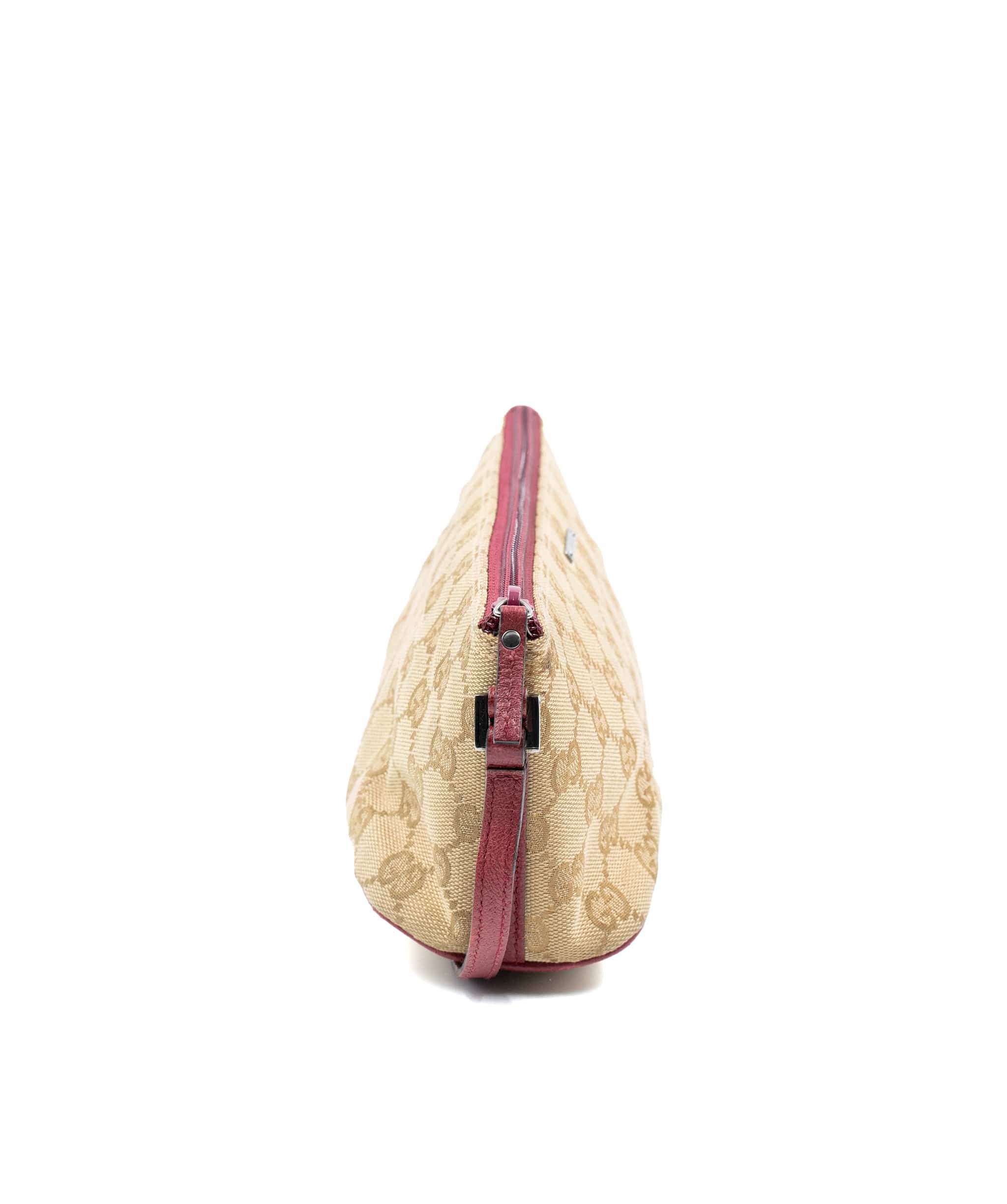 Gucci Gucci Canvas pouch pink strap - ADL1906