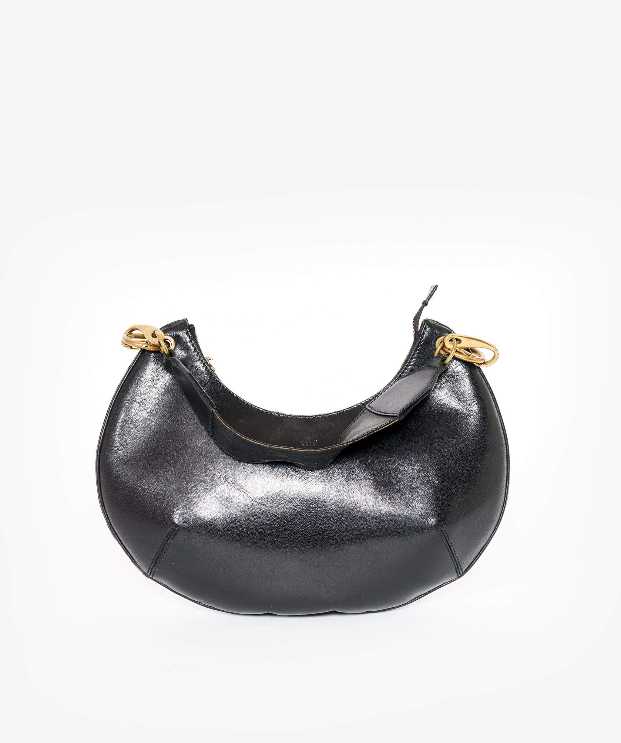 Gucci Gucci Crescent Black Shoulder Bag