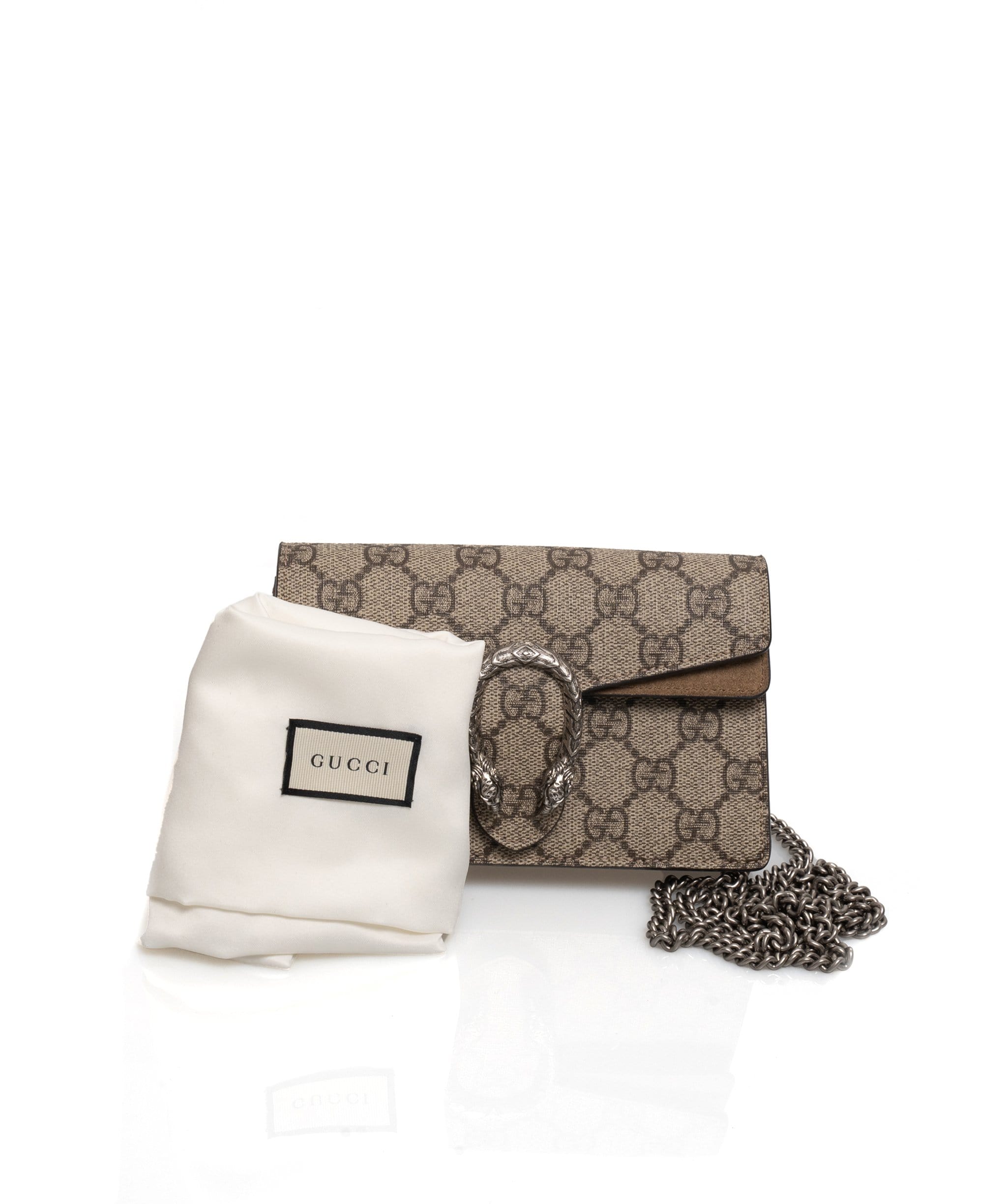 Gucci Gucci Dionysus Super mini GG Monogram Bag - ADL1418