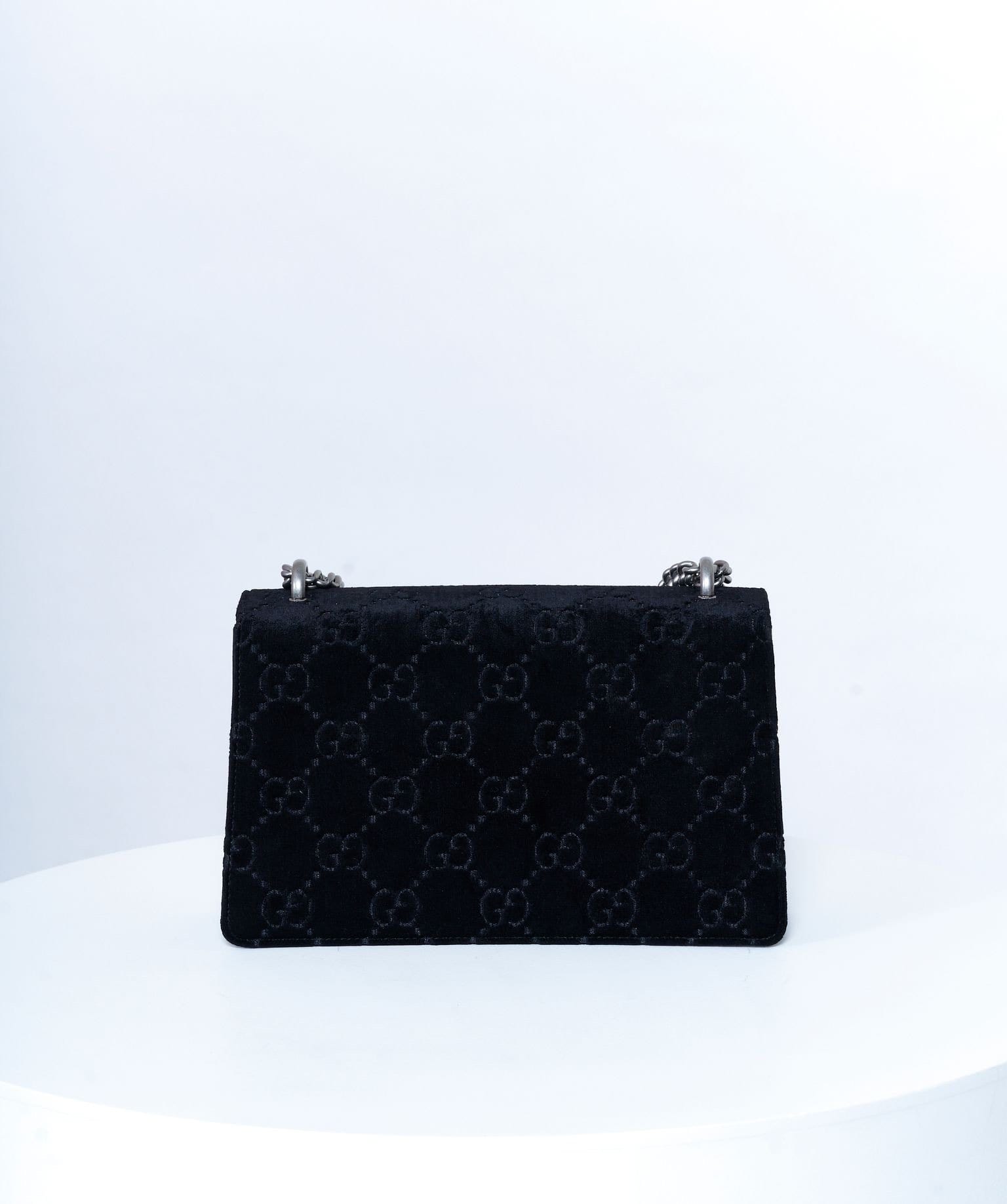 Gucci Gucci Dionysus Velvet Black Bag PHW