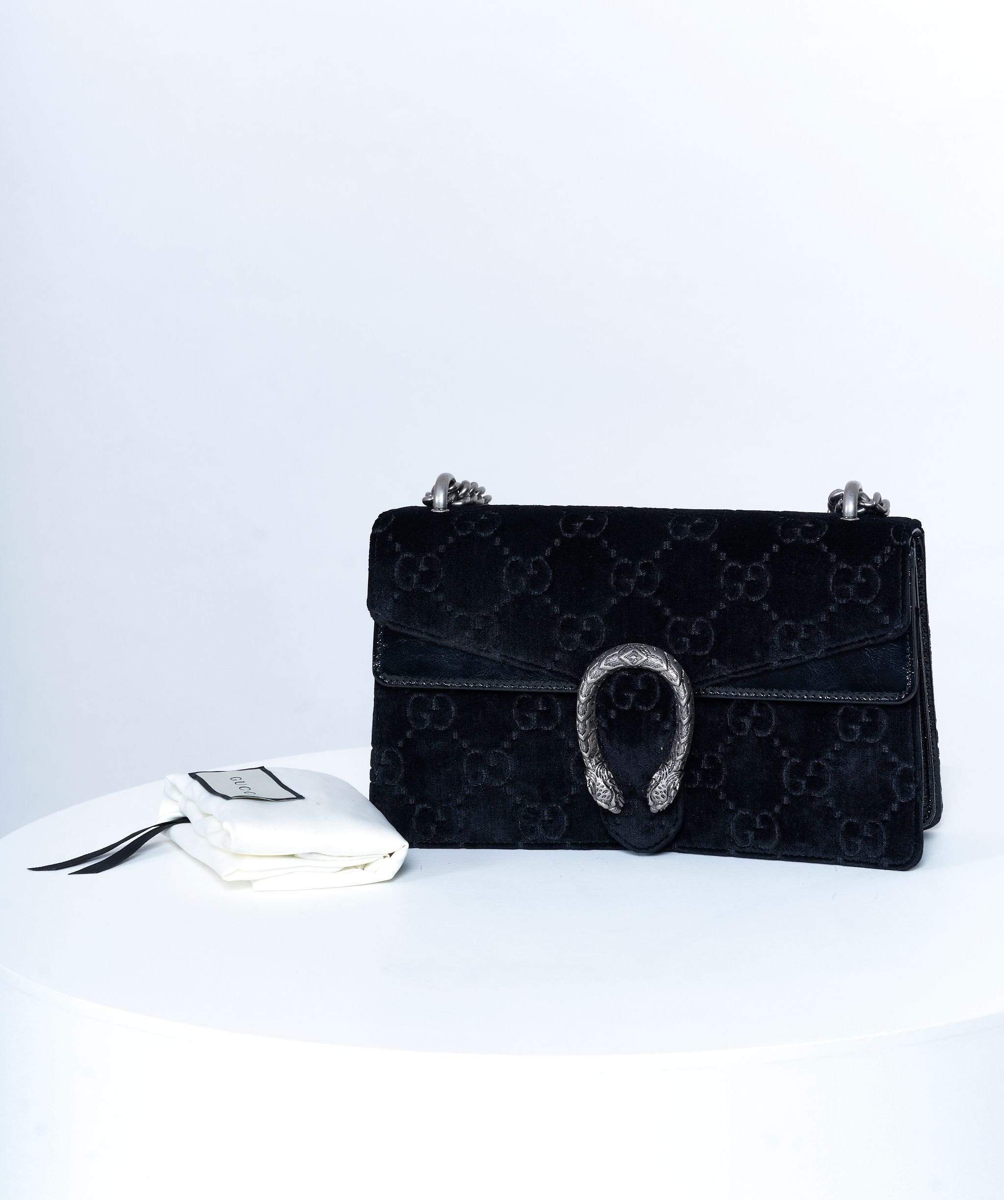 Gucci Gucci Dionysus Velvet Black Bag PHW