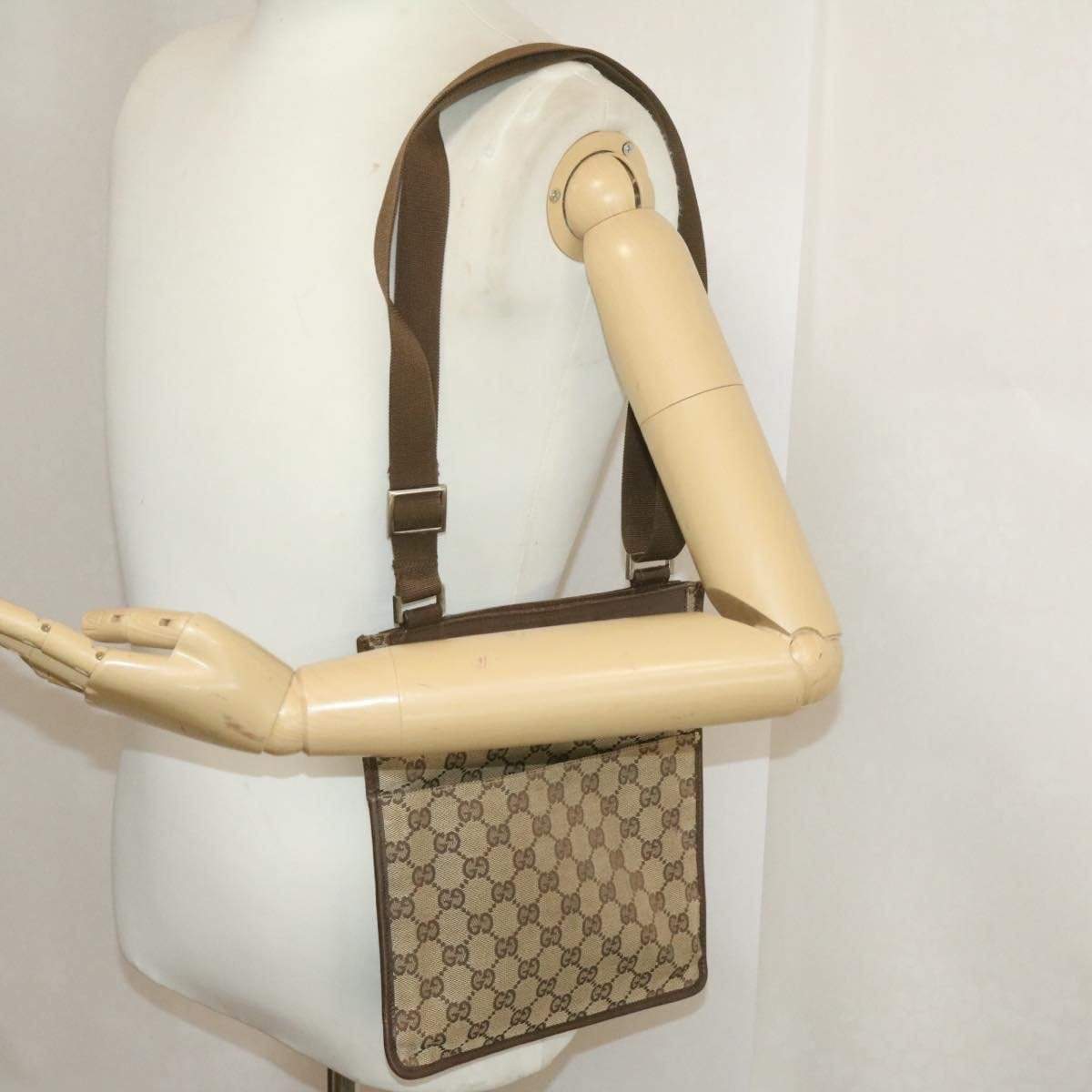 Gucci Gucci GG Canvas Crossbody Bag