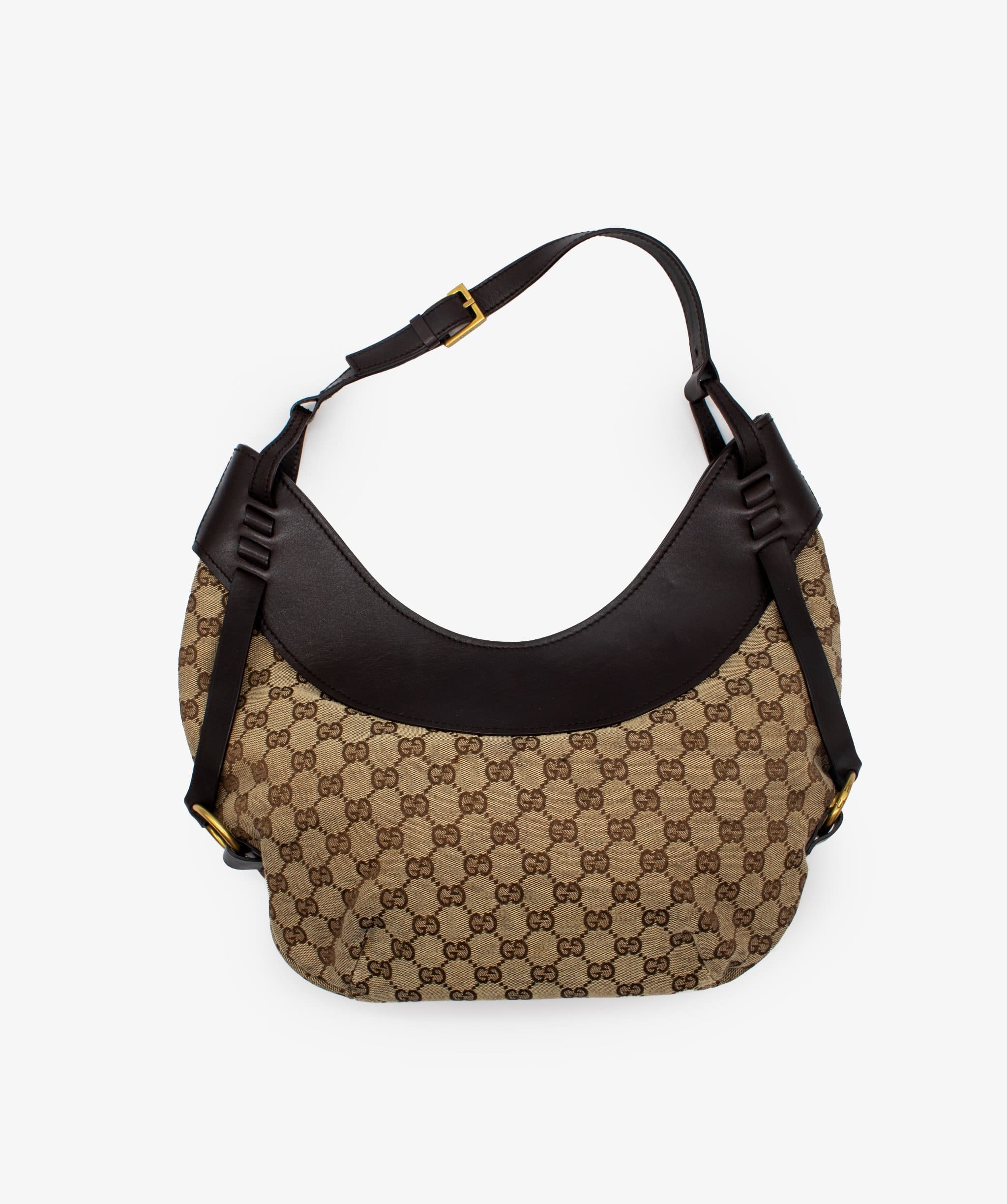 Gucci Gucci GG Canvas Half Moon Hobo Bag RJL1210