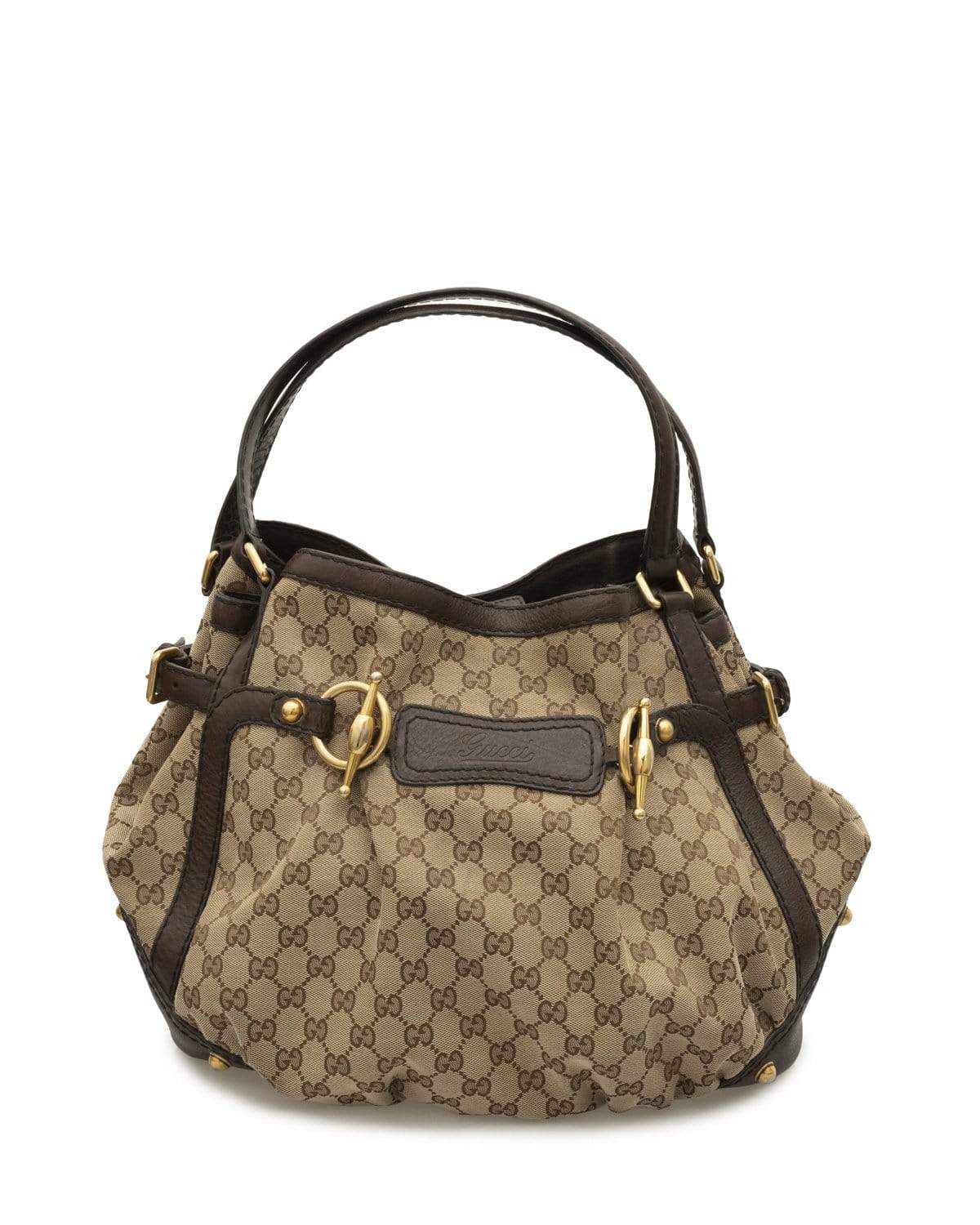 Gucci Gucci GG Canvas Horsebit Tote Bag - AWL2117