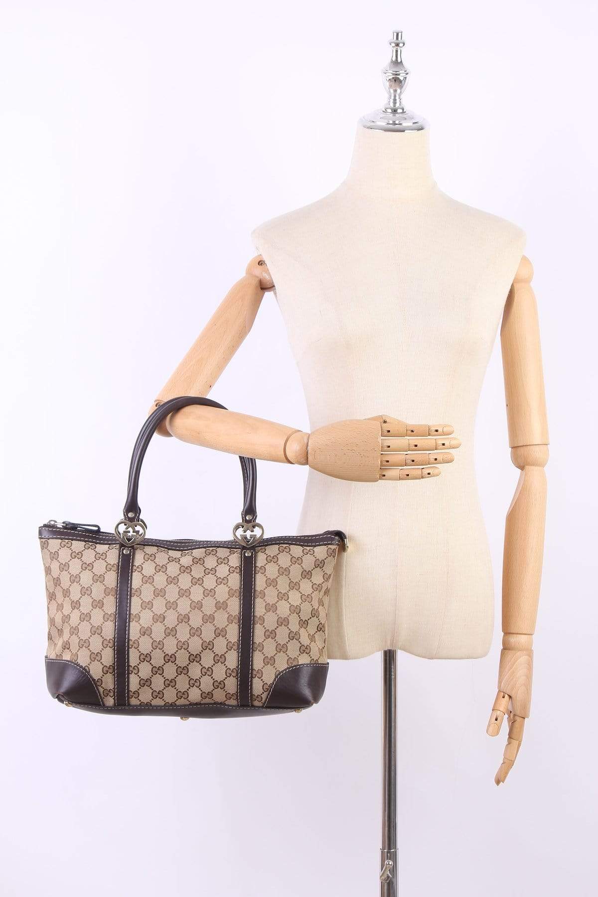 Gucci Gucci GG Canvas Lovely Heart Tote - RCL1131