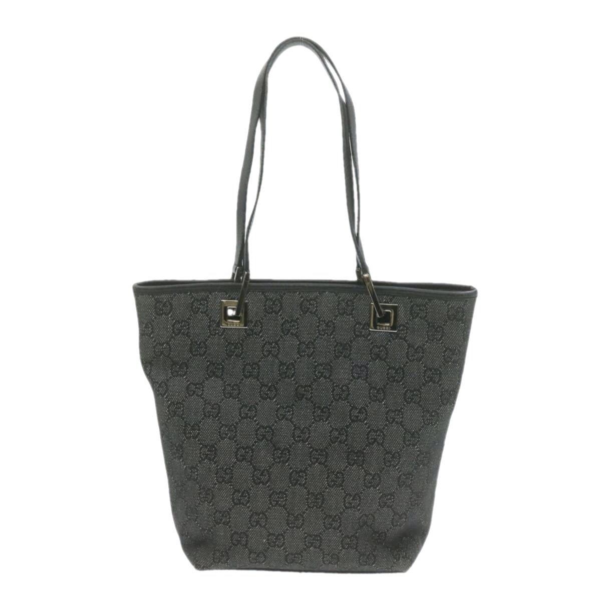 Gucci GUCCI GG Canvas Tote Bag Black AWL1079