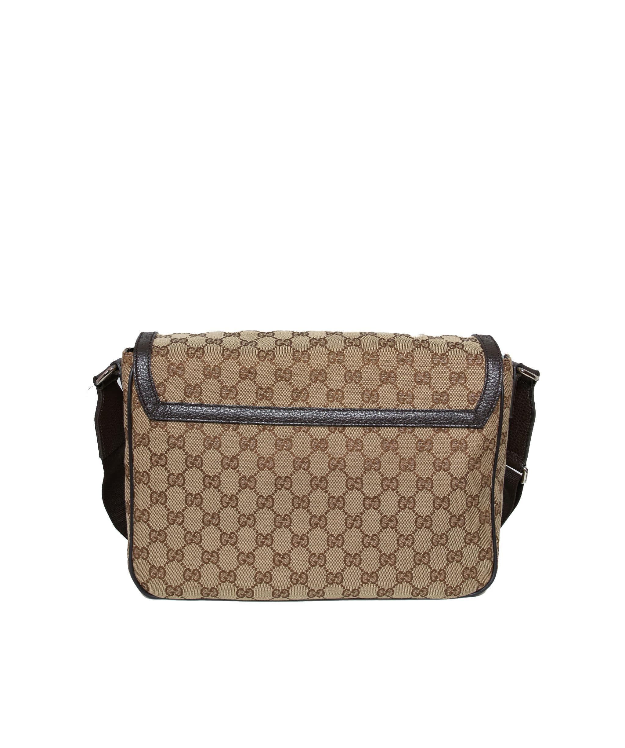 Gucci Gucci GG Guccissima Canvas Crossbody Satchel Bag MW2805