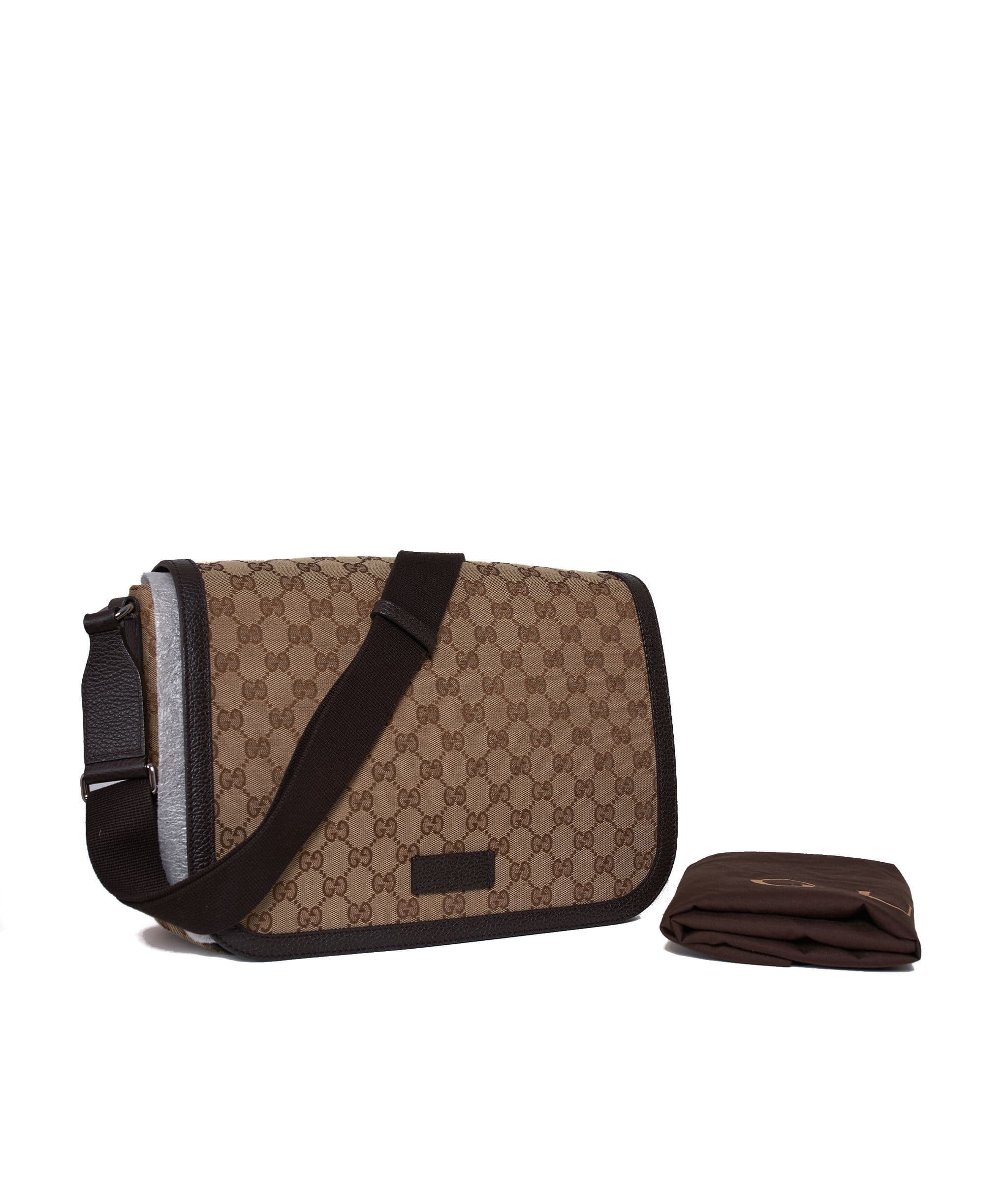 Gucci Gucci GG Guccissima Canvas Crossbody Satchel Bag MW2805