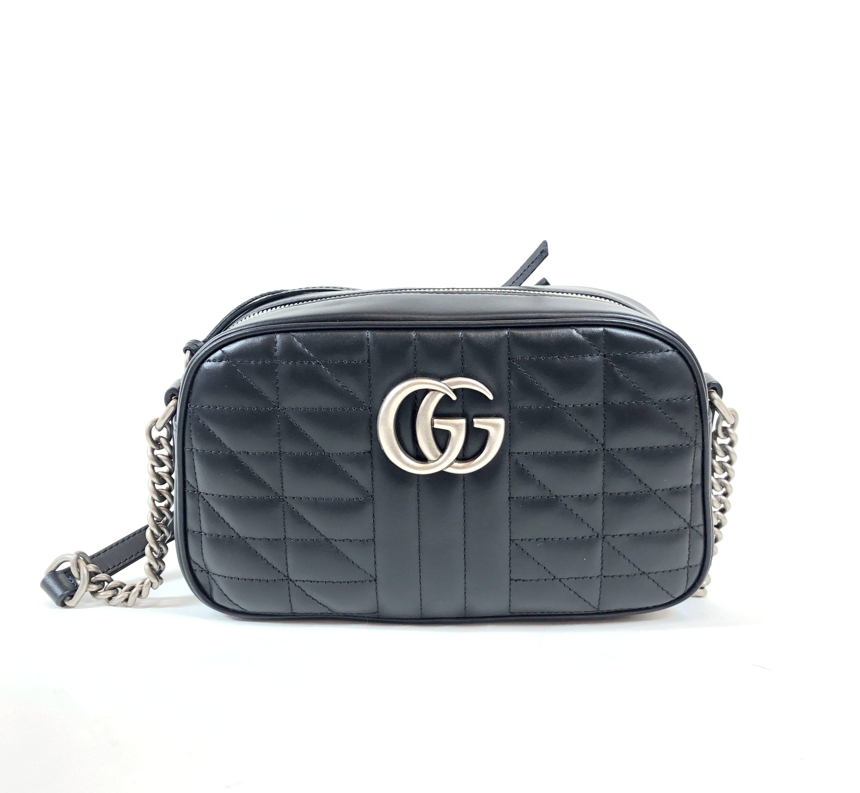 Gucci Gucci GG Marmont Black Camera Bag - ASL2951