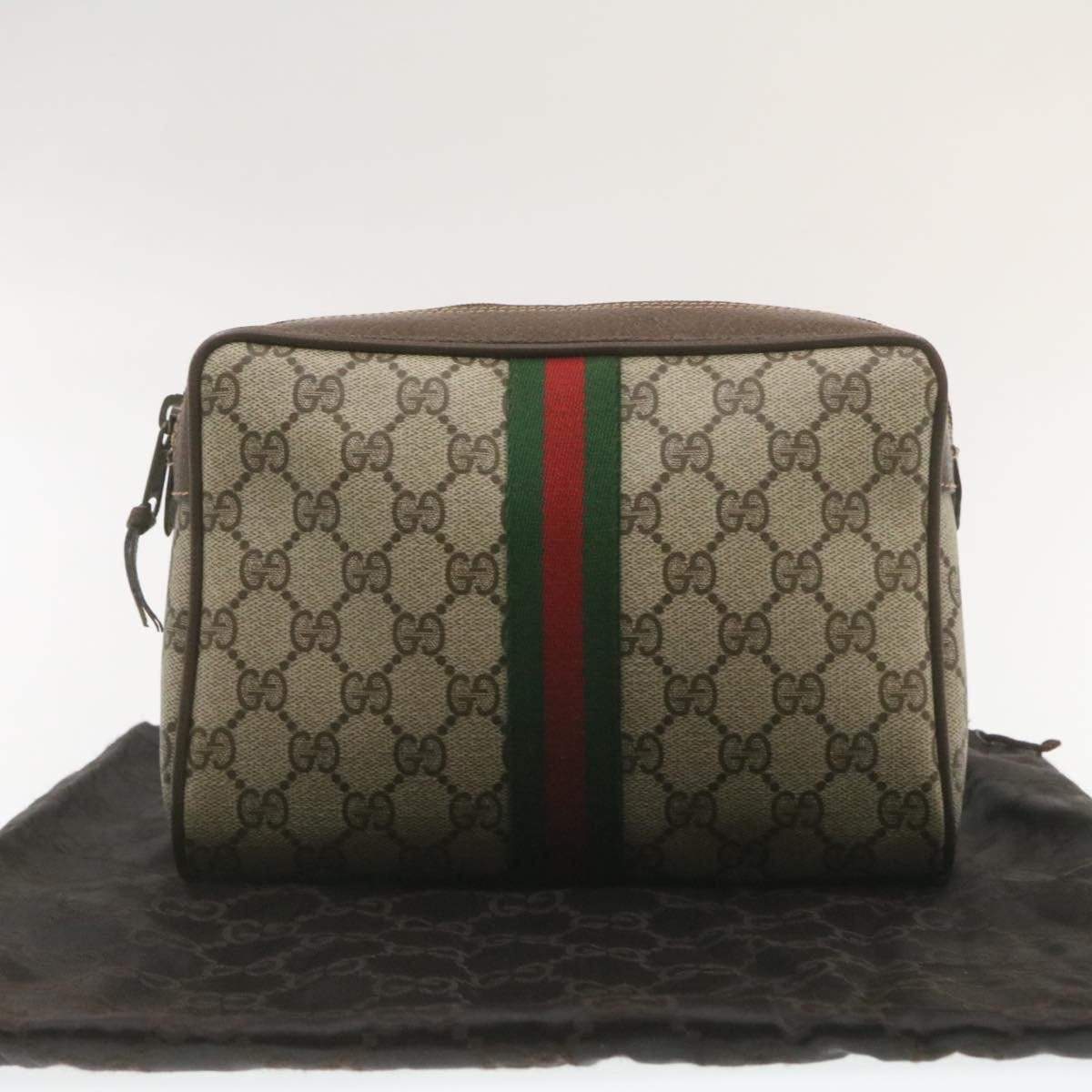 Gucci Gucci GG Supreme Web Clutch Bag