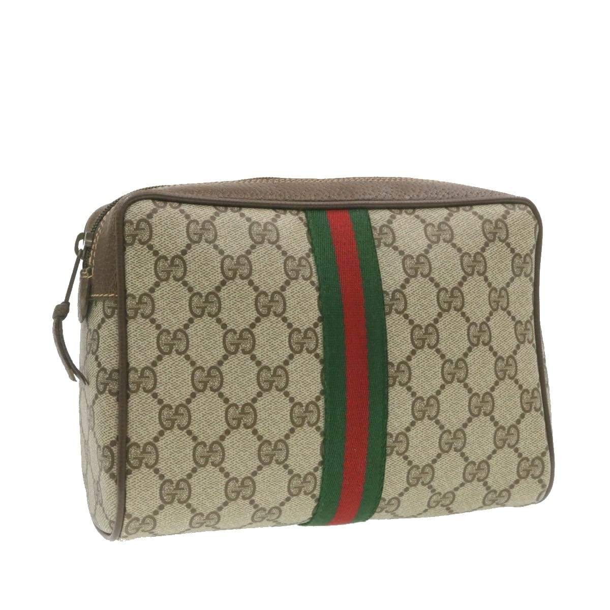 Gucci Gucci GG Supreme Web Clutch Bag