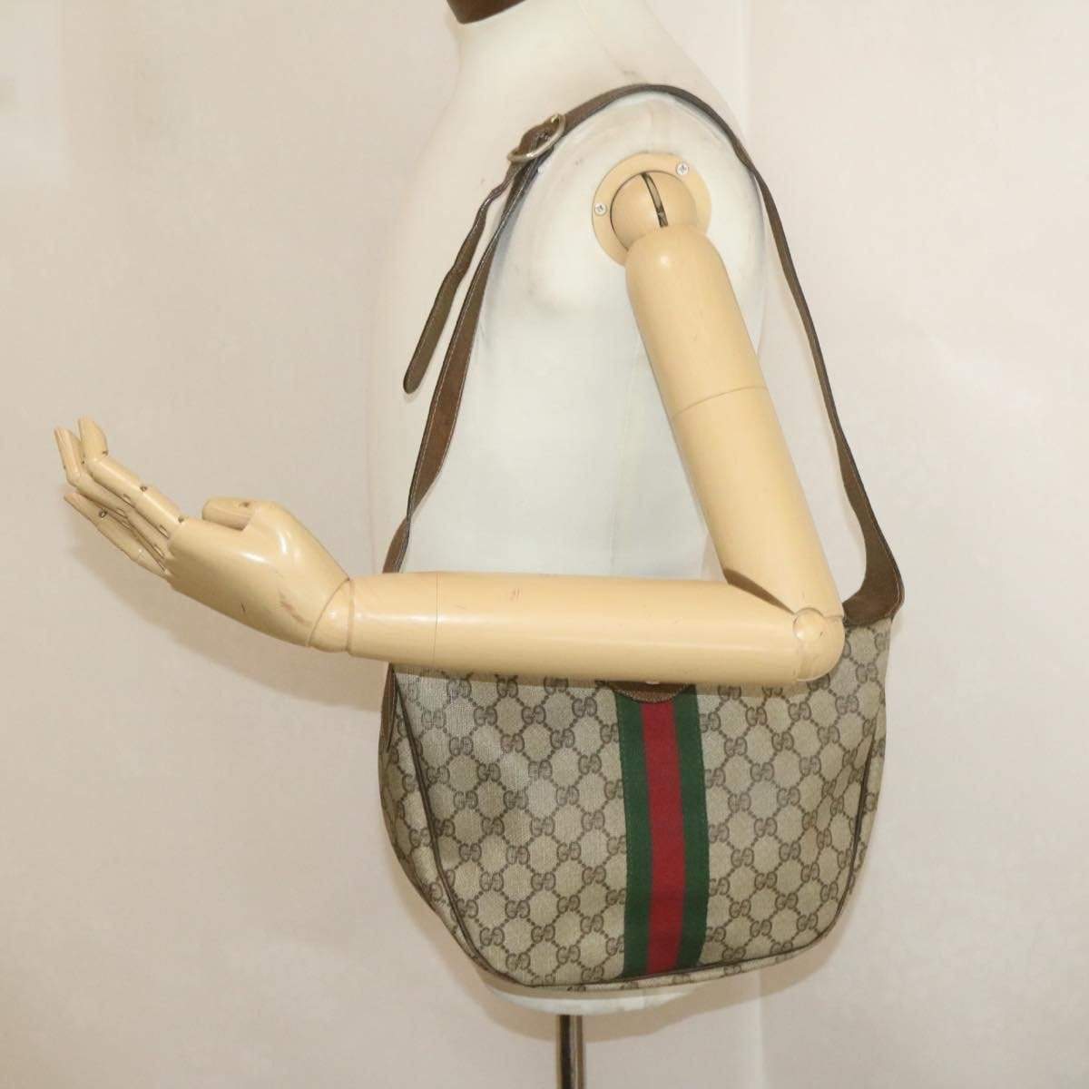 Gucci Gucci GG Supreme Web Large Shoulder Bag