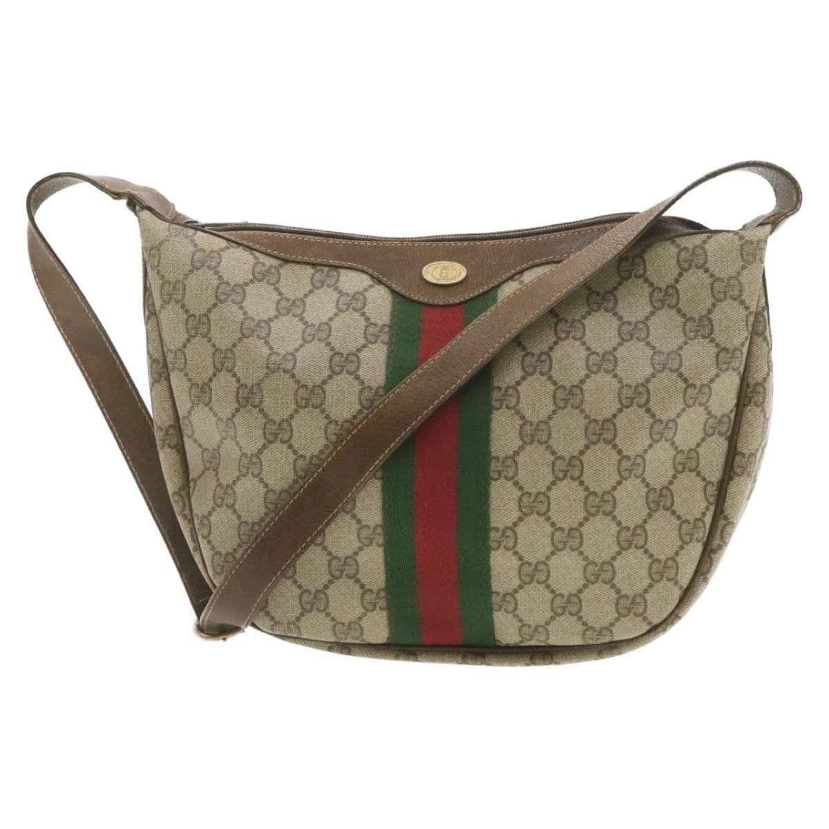 Gucci Gucci GG Supreme Web Large Shoulder Bag