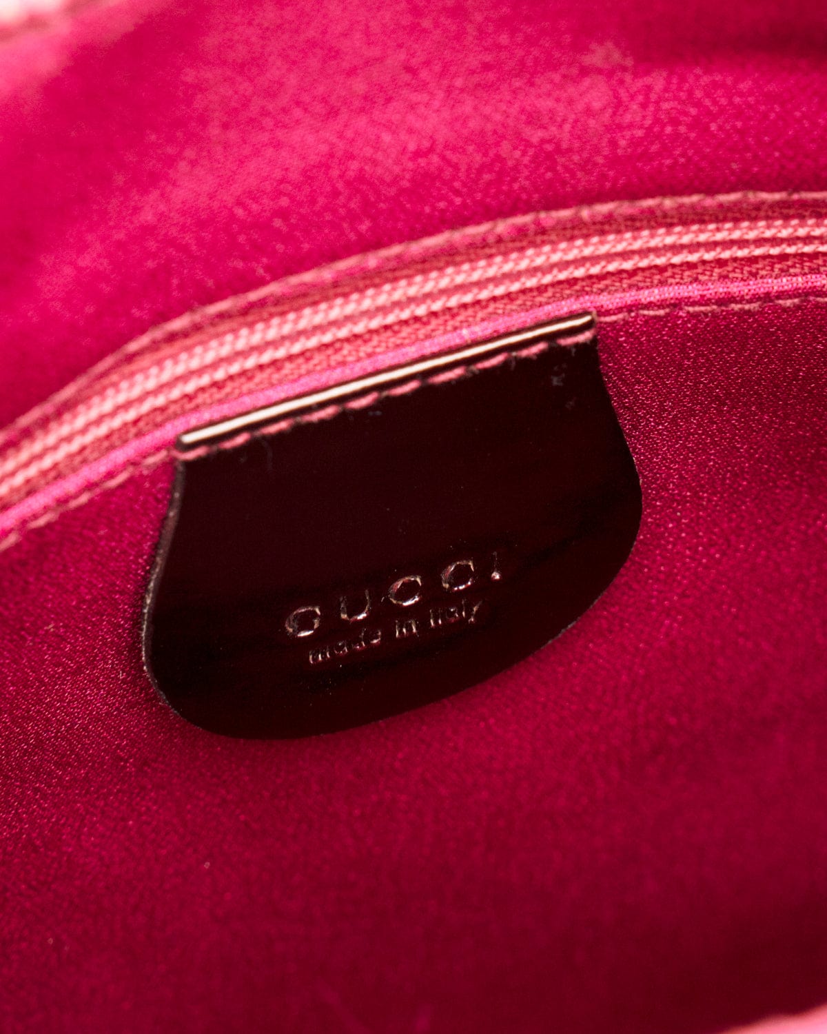 Gucci Gucci GG Velour Shoulder Bag Purple - ASL2324