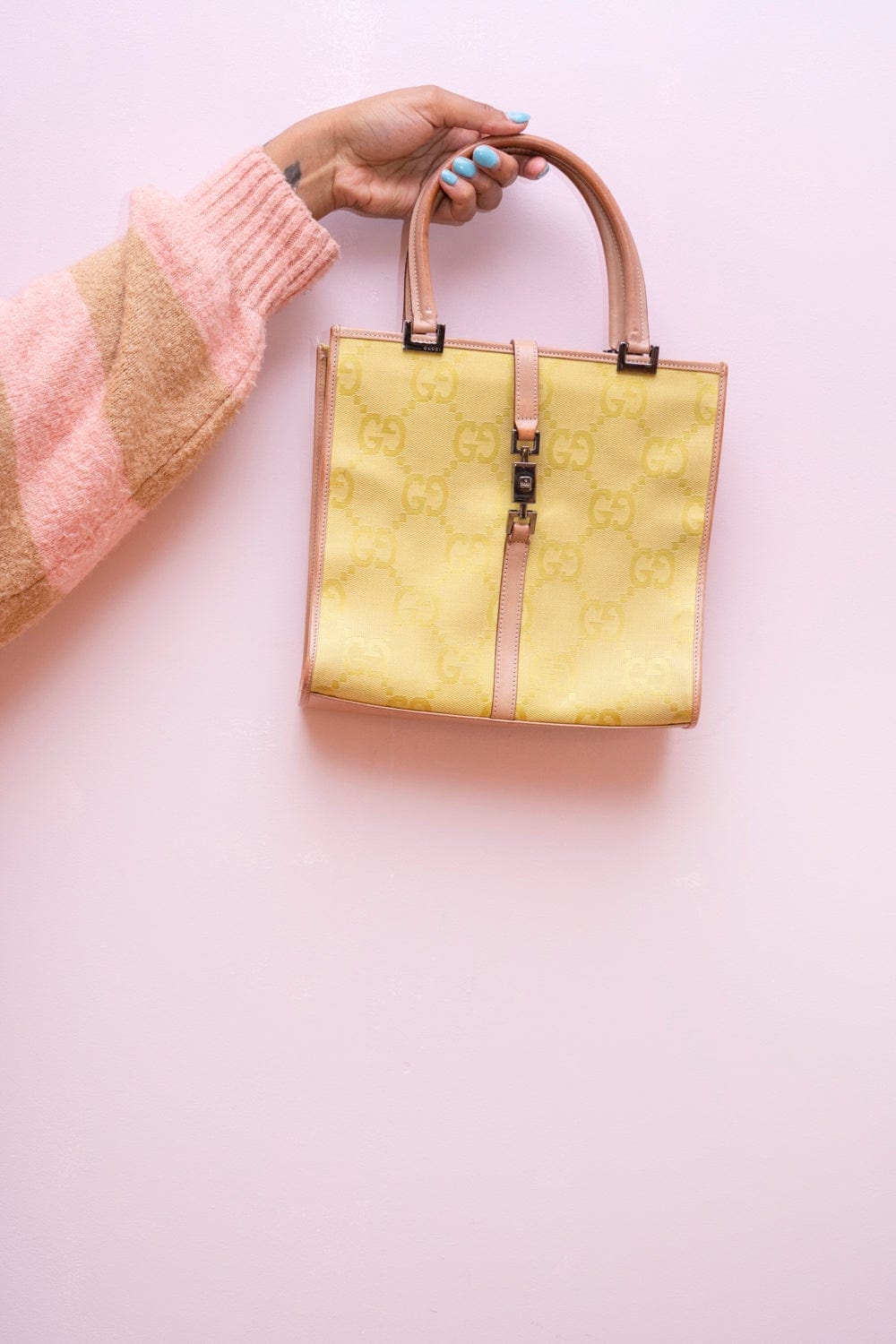 Gucci Gucci GG Yellow Small Tote - ADL1763