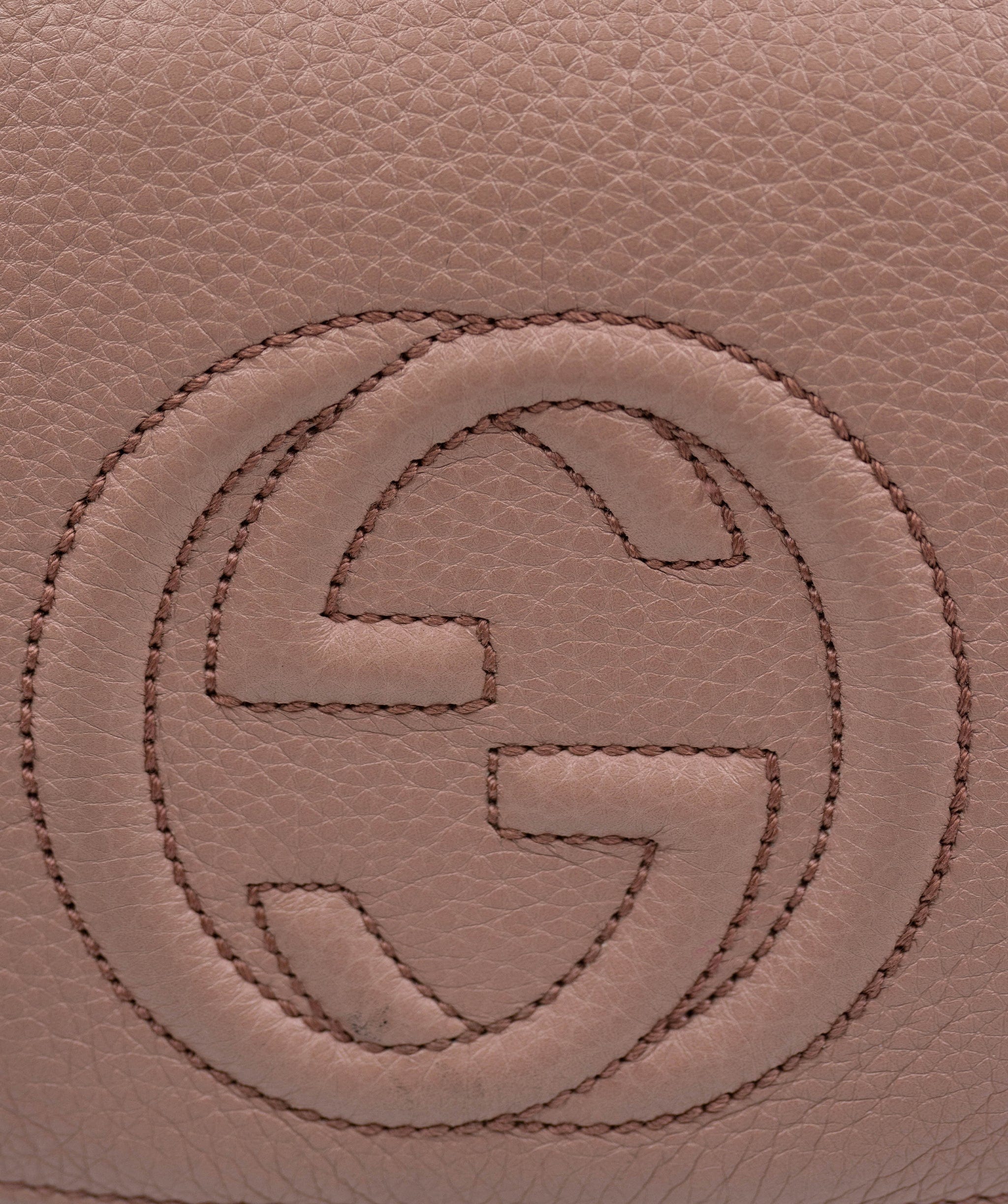 Gucci Gucci Grained leather Dust Pink bag - ADL2009