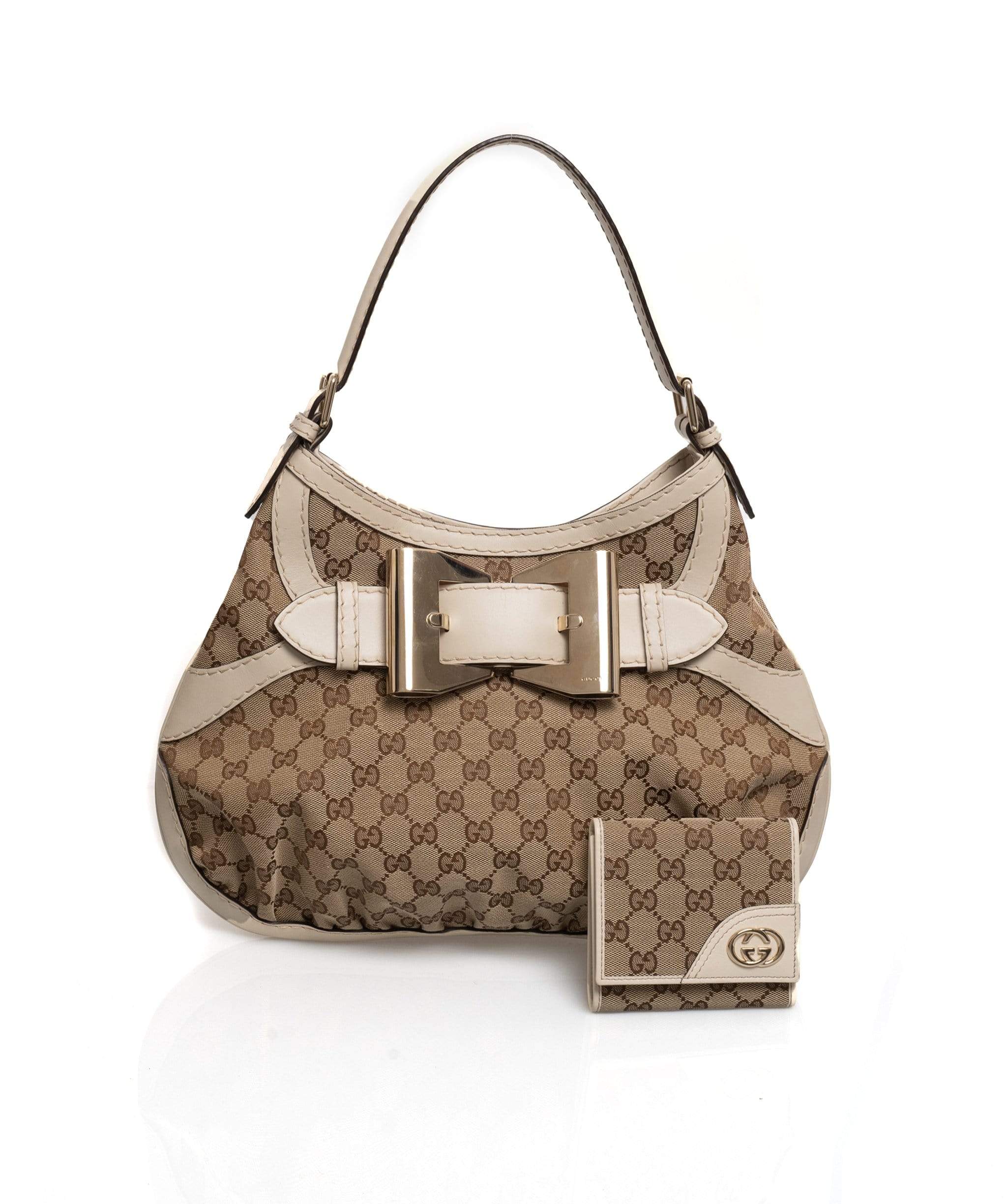 Gucci Gucci Hobo GG Monogram and Matching Purse Bag - ADL1405