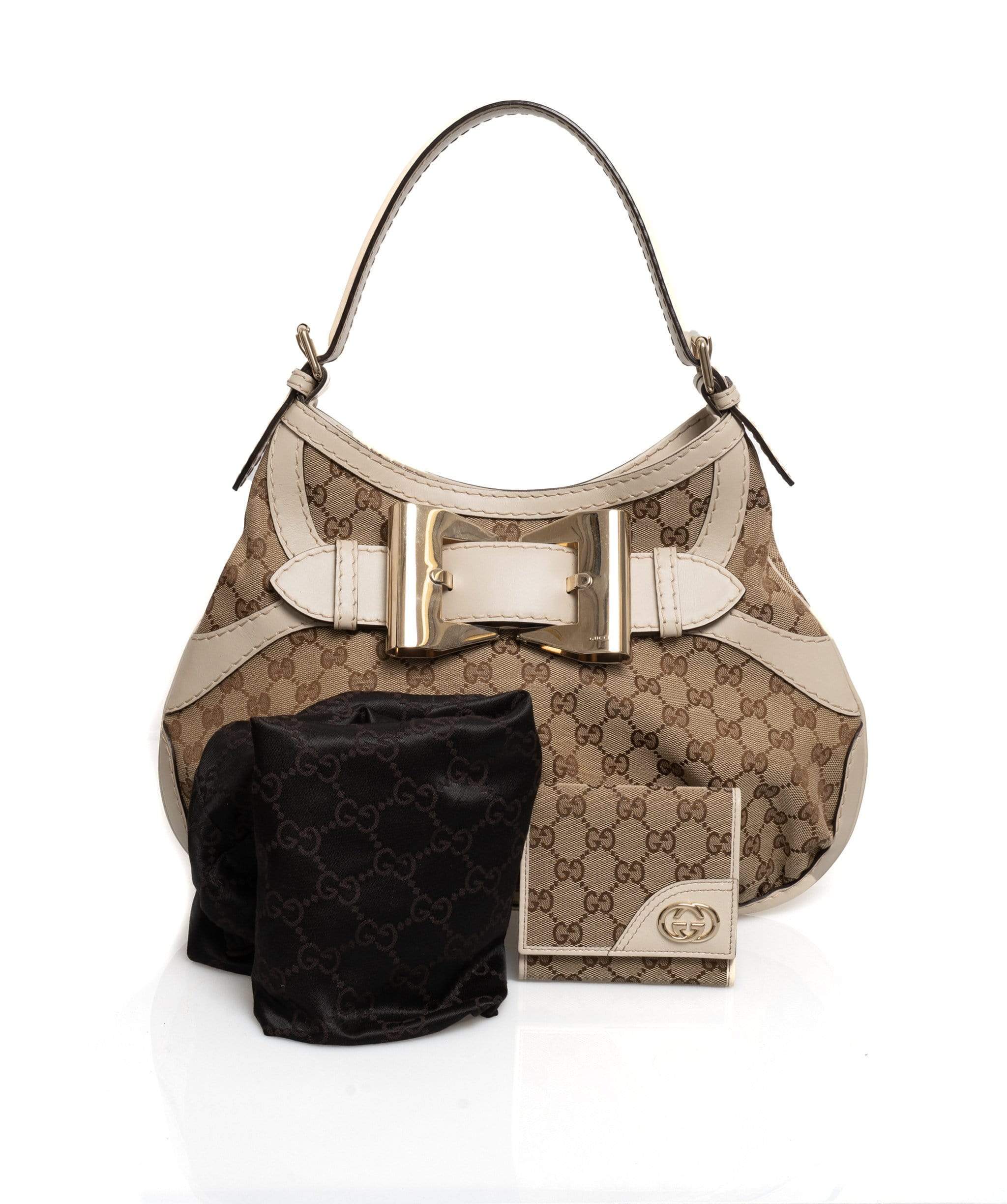 Gucci Gucci Hobo GG Monogram and Matching Purse Bag - ADL1405