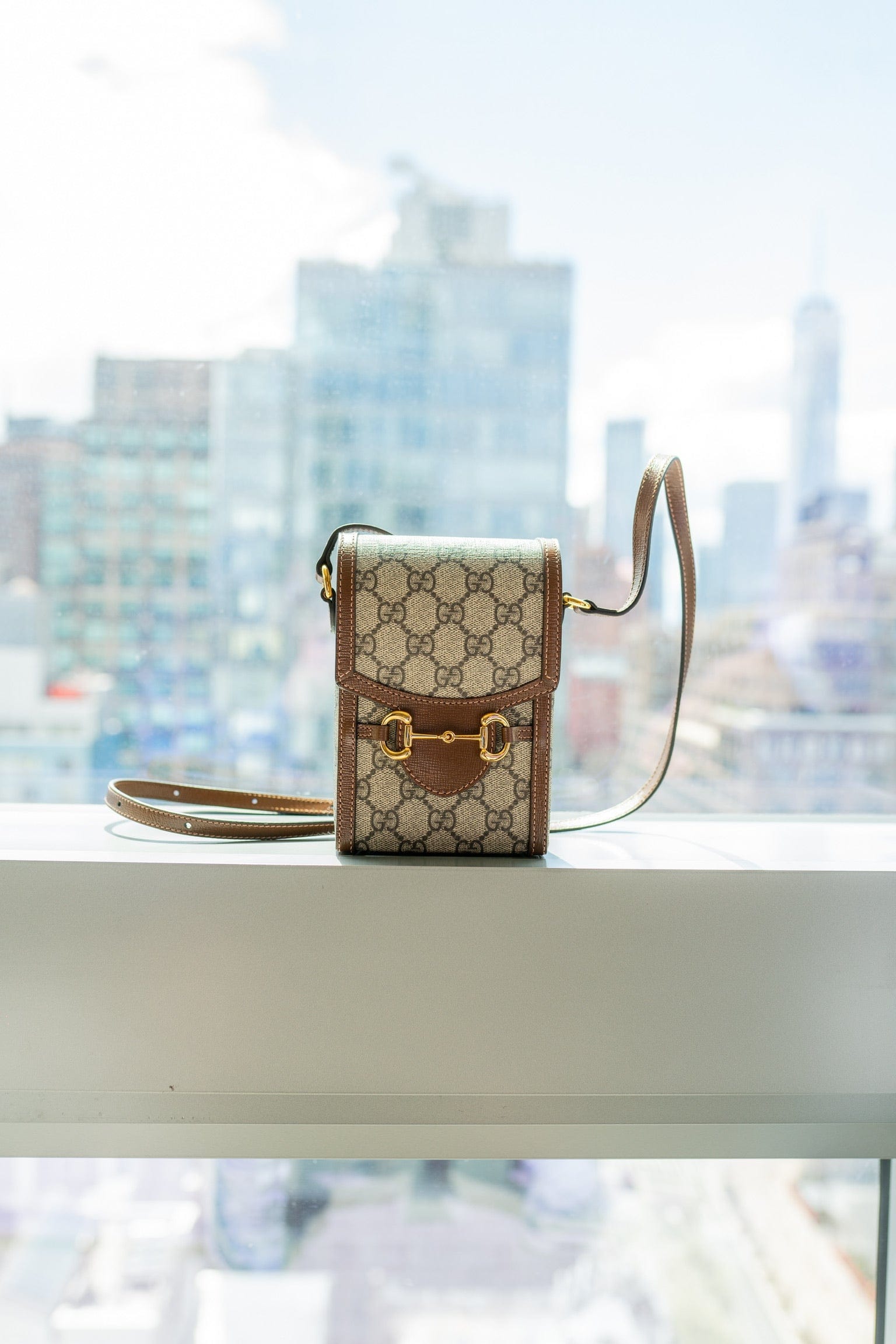 Gucci Gucci Horsebit 1955 Mini Shoulder Bag, Gg Supreme ASL2949